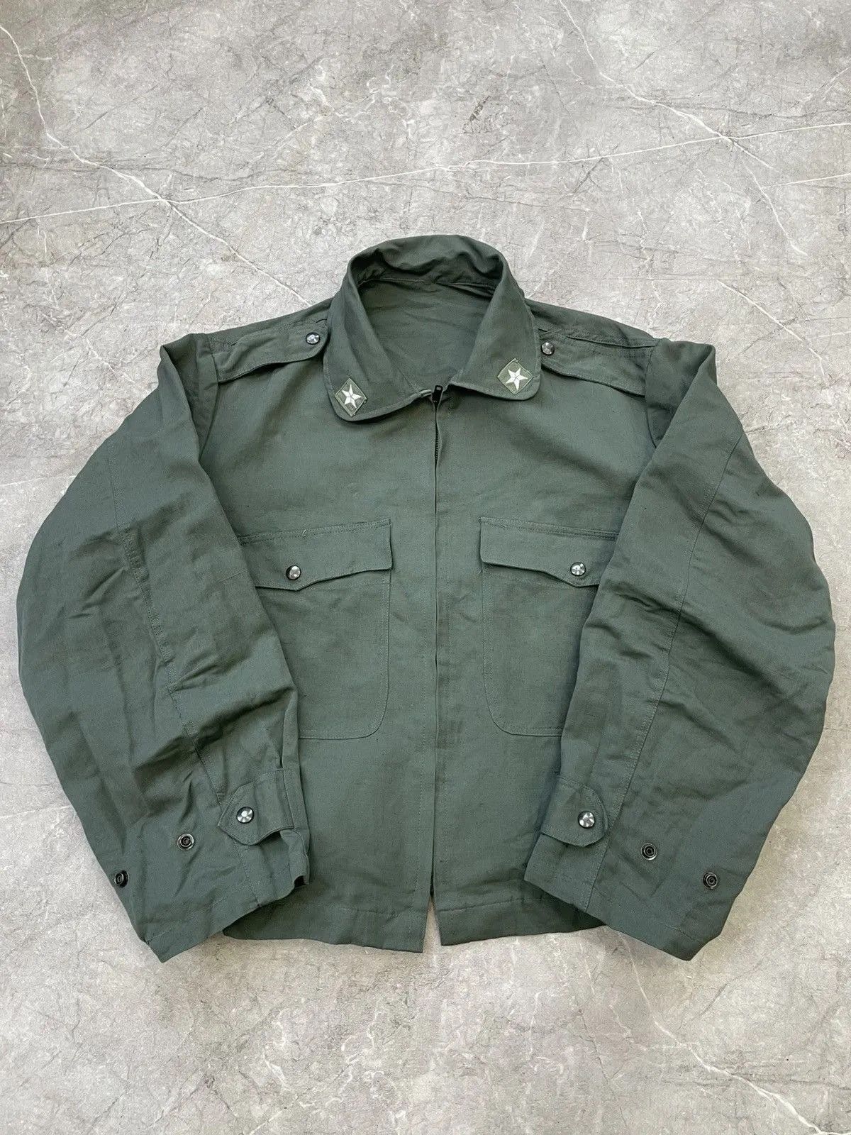 Other Army 90s bomber jacket canvas rare japanese Size US L / EU 52-54 / 3 - 1 Thumbnail