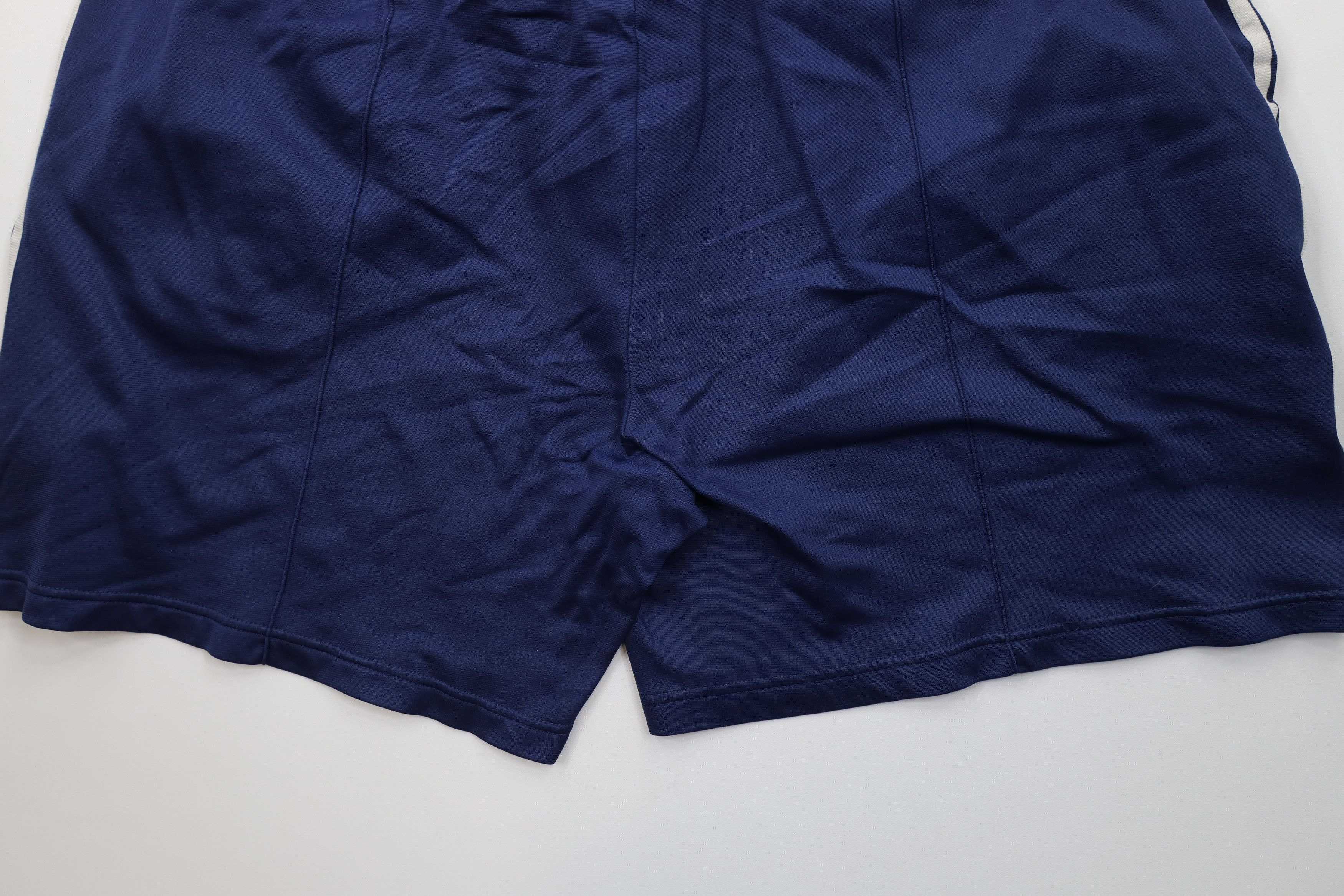 Adidas Vintage Adidas Trefoil Logo Striped Above Knee Shorts Blue Size US 36 / EU 52 - 12 Thumbnail