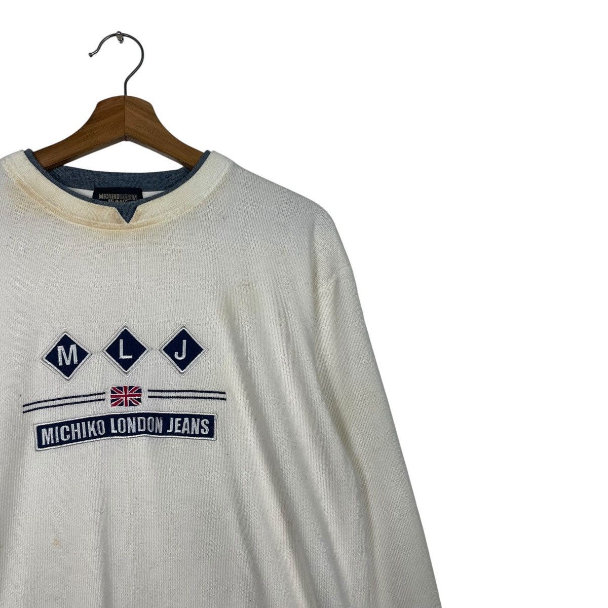 Michiko Koshino London Michiko London Jeans Big Logo Sweatshirt Size US M / EU 48-50 / 2 - 5 Thumbnail