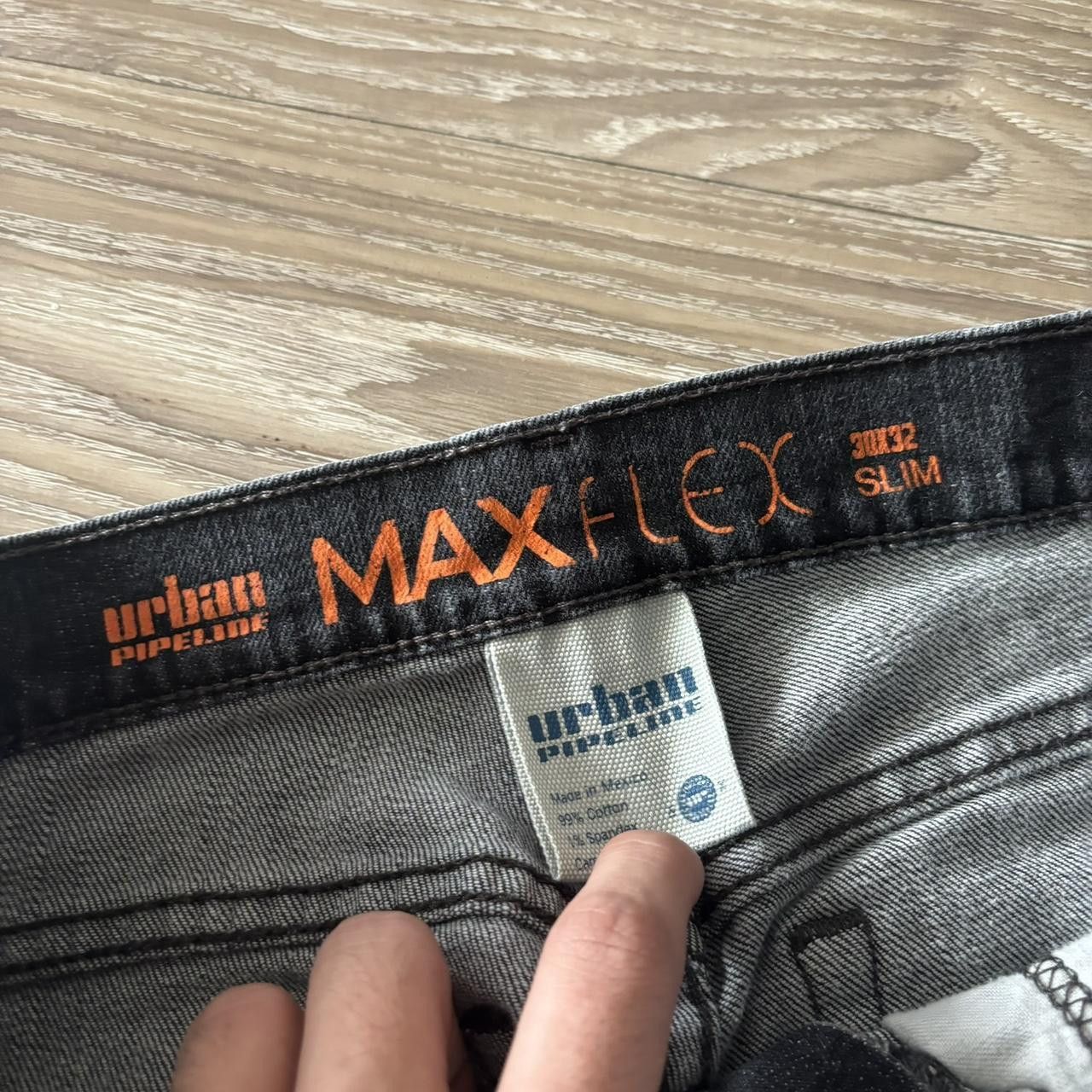 Vintage Crazy Vintage Y2K/2000s Grunge Black Denim Jeans! 30x32 Size US 30 / EU 46 - 7 Thumbnail