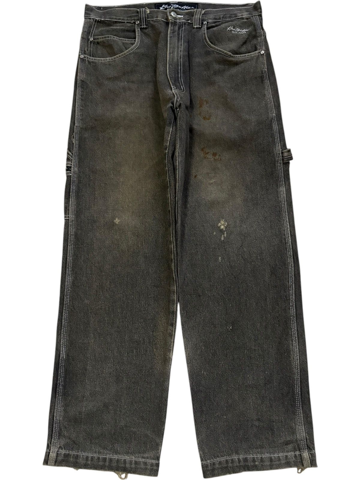 Japanese Brand Vintage Japanese Brand Mud Wash Baggy Carpenter Jeans Size US 36 / EU 52 - 1 Thumbnail