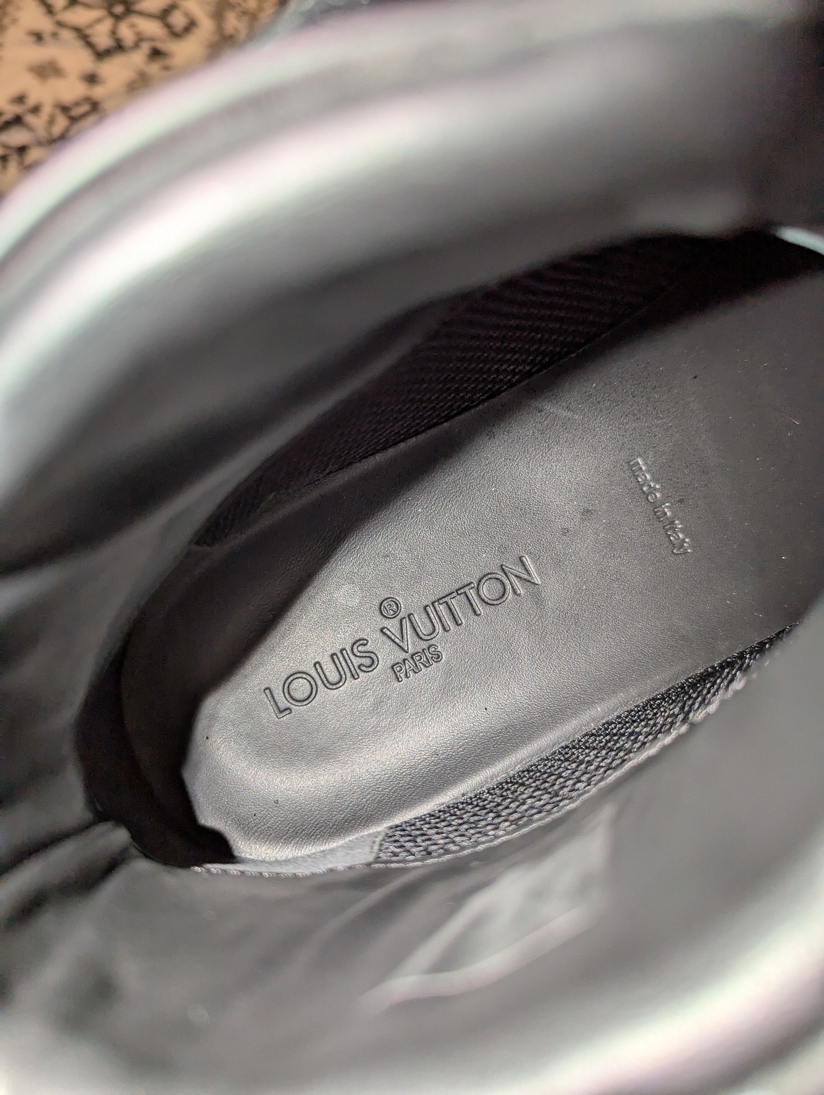 Louis Vuitton LOUIS VUITTON ECLIPSE RIVOLI HIGH TOP SNEAKER Size US 8.5 / EU 41-42 - 5 Thumbnail