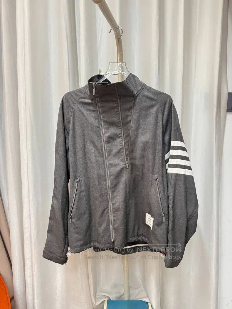 Thom Browne Thom Browne Gray Windbreaker Size US M / EU 48-50 / 2 - 1 Thumbnail