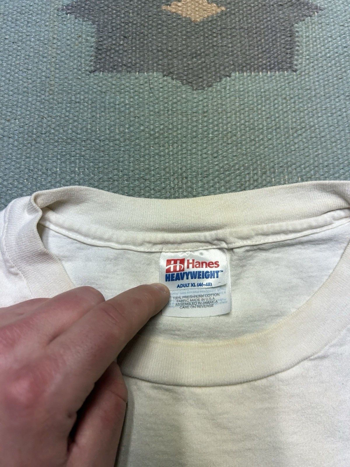 Vintage Vtg 90s t shirt USA Olympics 1996 100 years grunge Hanes XL Size US XL / EU 56 / 4 - 9 Thumbnail