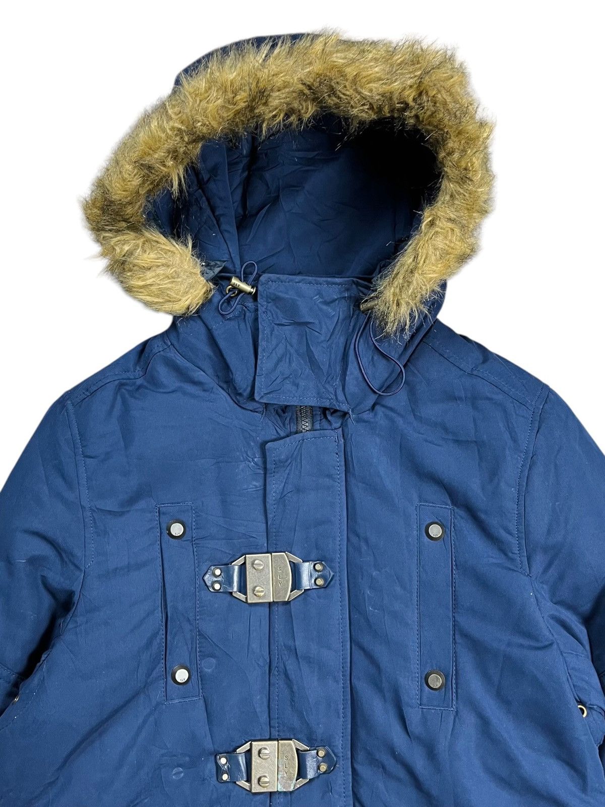 If Six Was Nine 2000s SLY - Thumbhole Fur Hoodie N3B Jacket Size US M / EU 48-50 / 2 - 6 Thumbnail