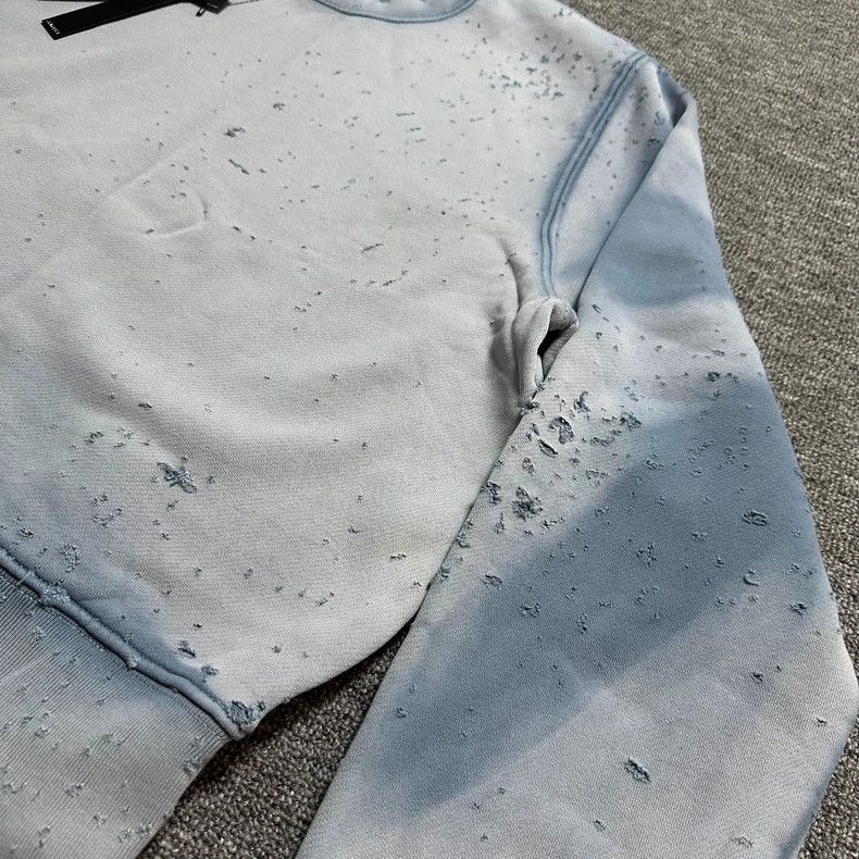 Amiri Amiri Blue Tie-Dye Scatter Bullet Sweatshirt Size US S / EU 44-46 / 1 - 6 Thumbnail