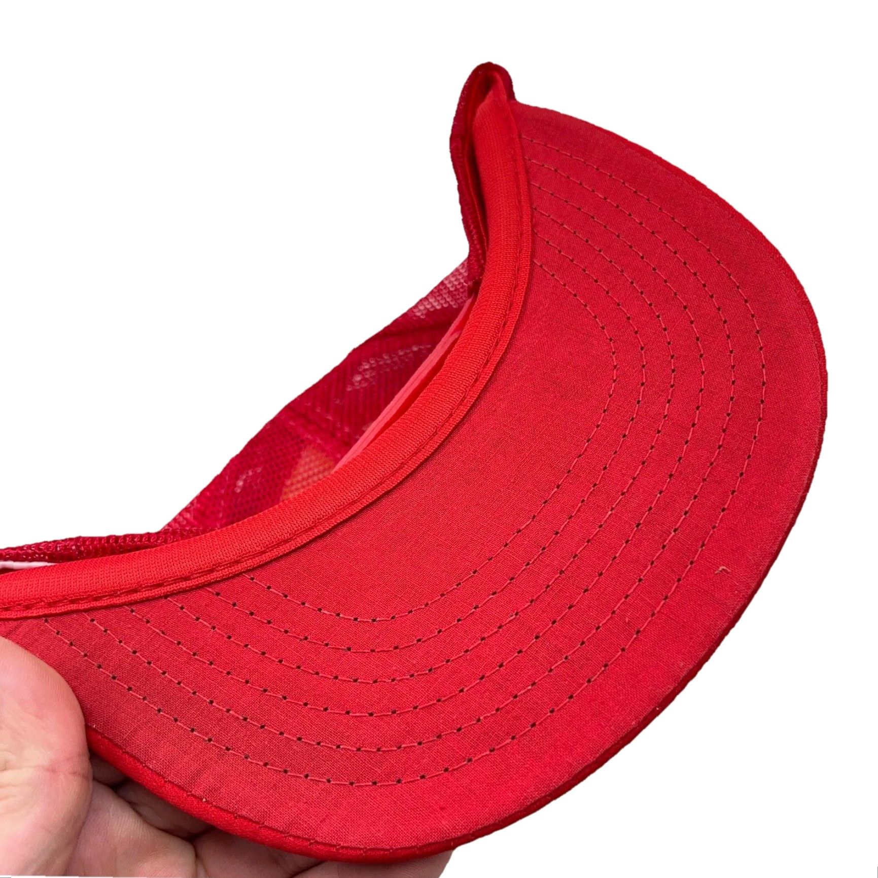 Coal VINTAGE Spex Trucker Hat Cap Snap Back Red 80s 90s Mining Miner Workwear Casual Mens Size ONE SIZE - 4 Thumbnail