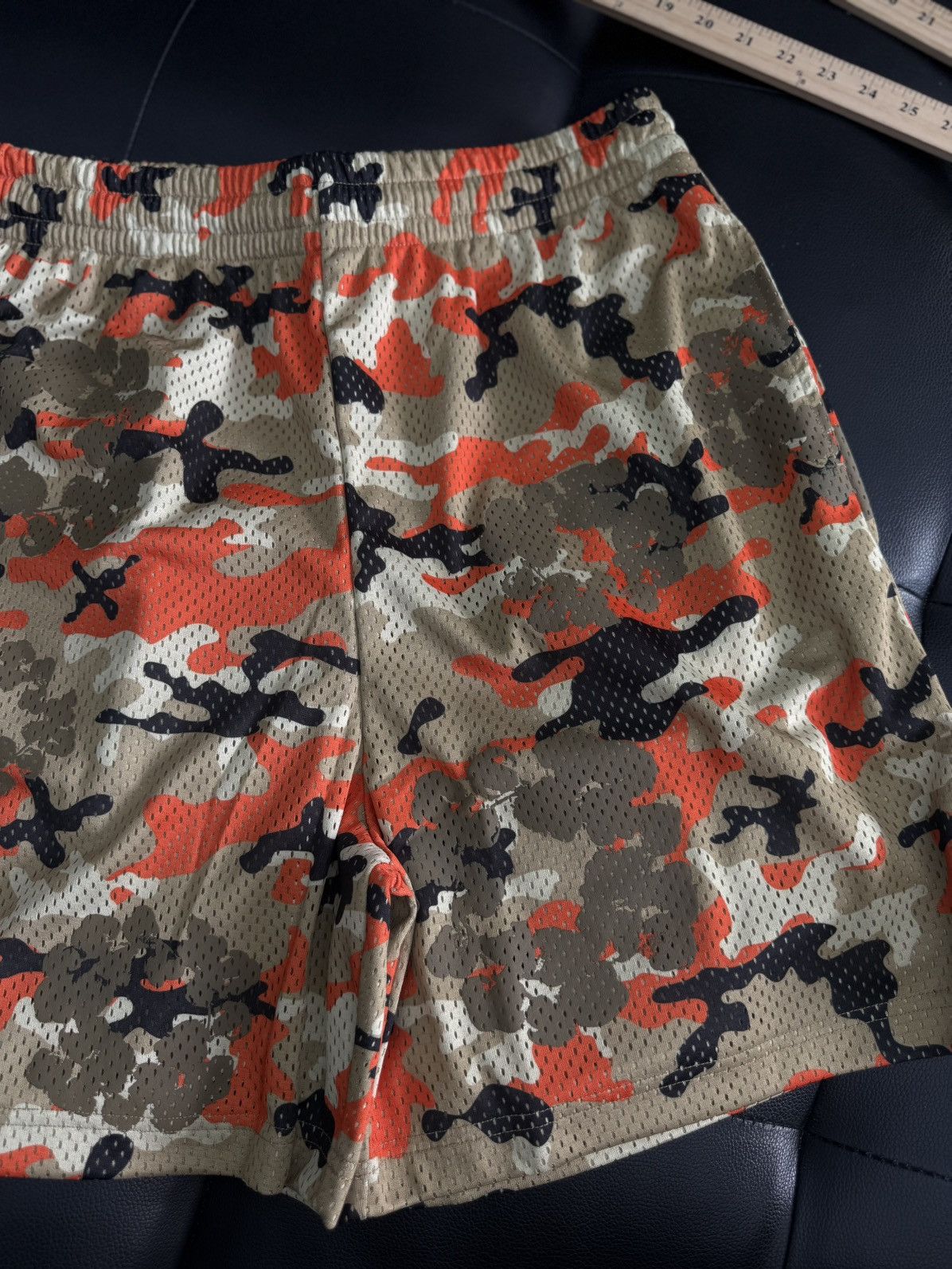 DENIM TEARS Denim Tears Mesh Summer Shorts Tan/Orange Size M (NEW) Size US 31 - 2 Thumbnail