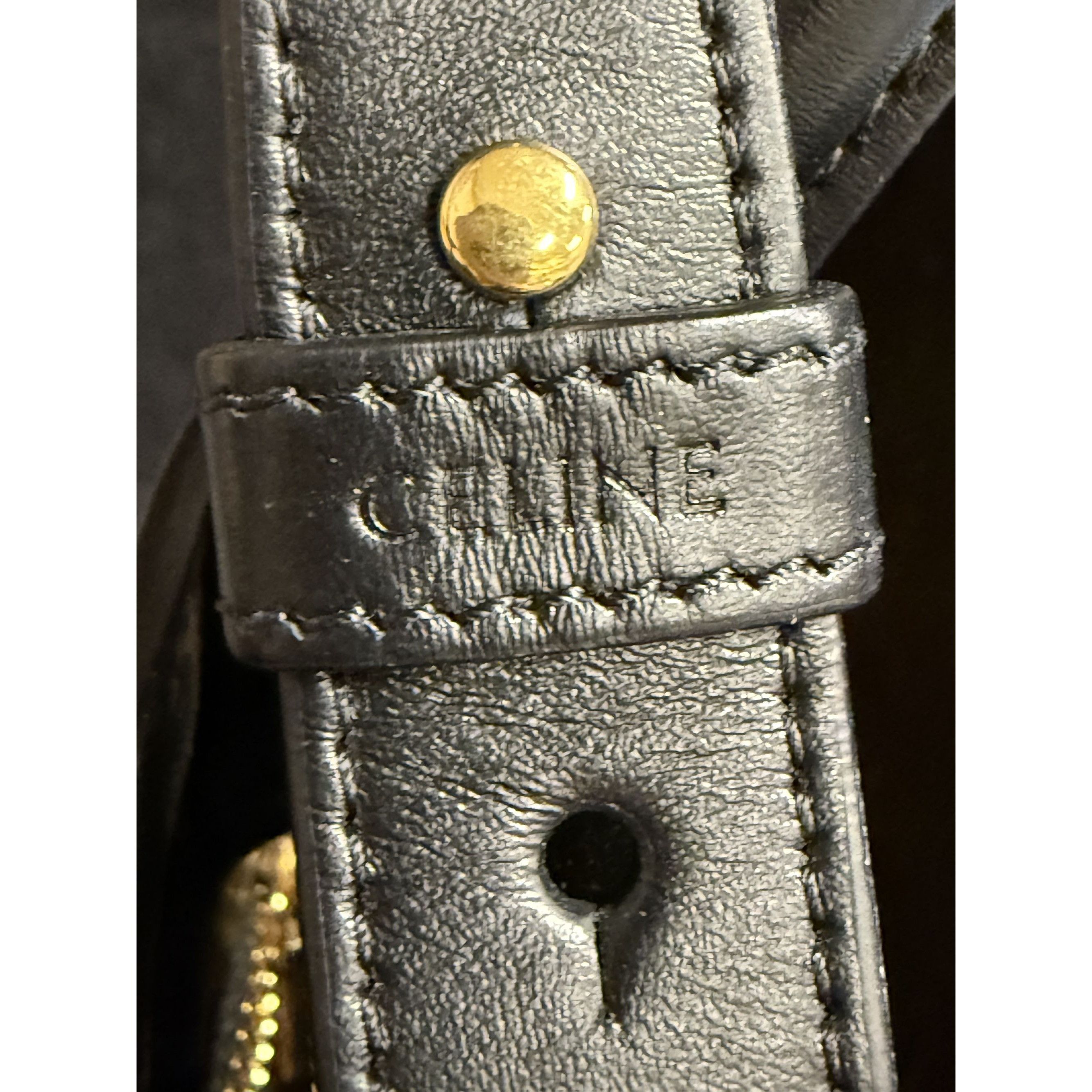 Celine Celine Vertical Cabas Bag In Triomphe Canvas & Leather Size ONE SIZE - 3 Thumbnail