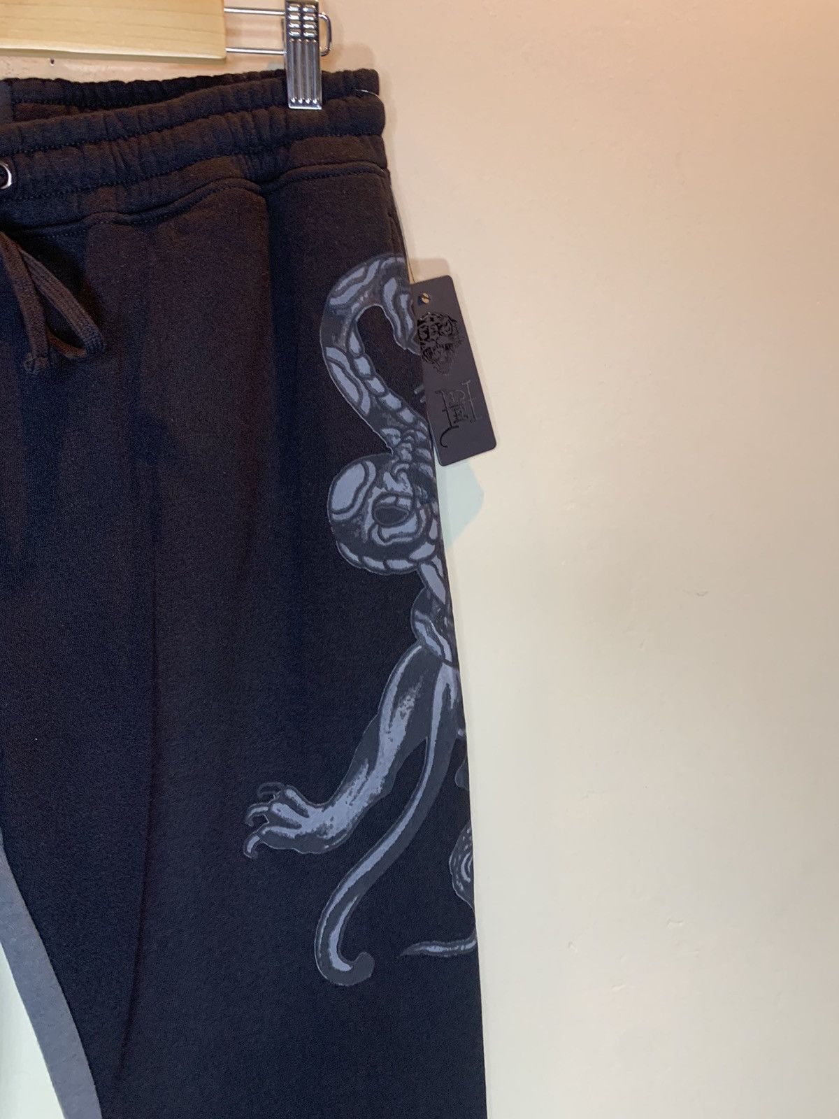 Ed Hardy *RARE* New Ed Hardy Flared Sweatpants Tattoo Art Wide Leg M Size US 32 / EU 48 - 4 Thumbnail