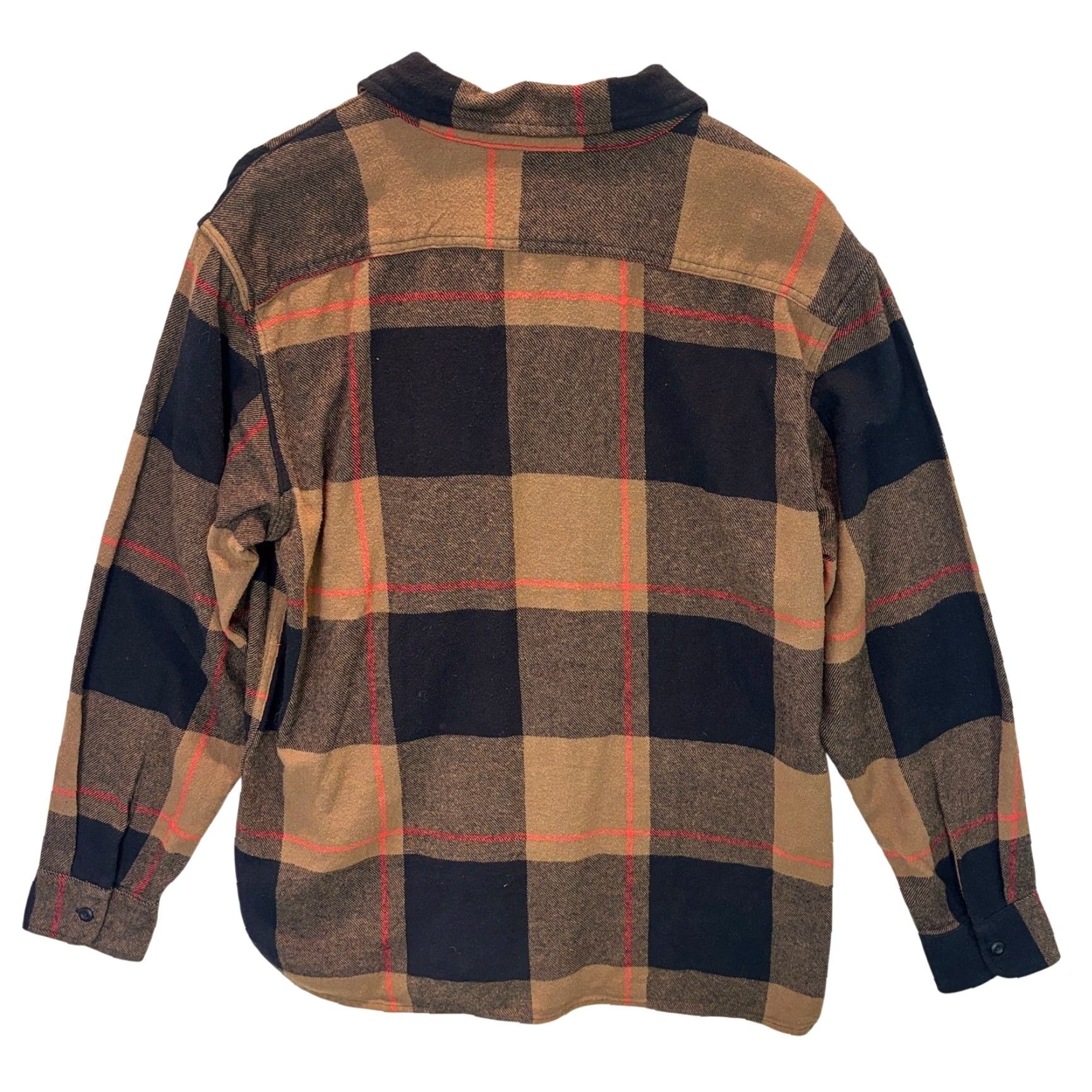 Levi's Levi's Shirt Mens Medium Brown Black Plaid The Worker Relaxed Fit Flannel NWT Size US M / EU 48-50 / 2 - 3 Thumbnail