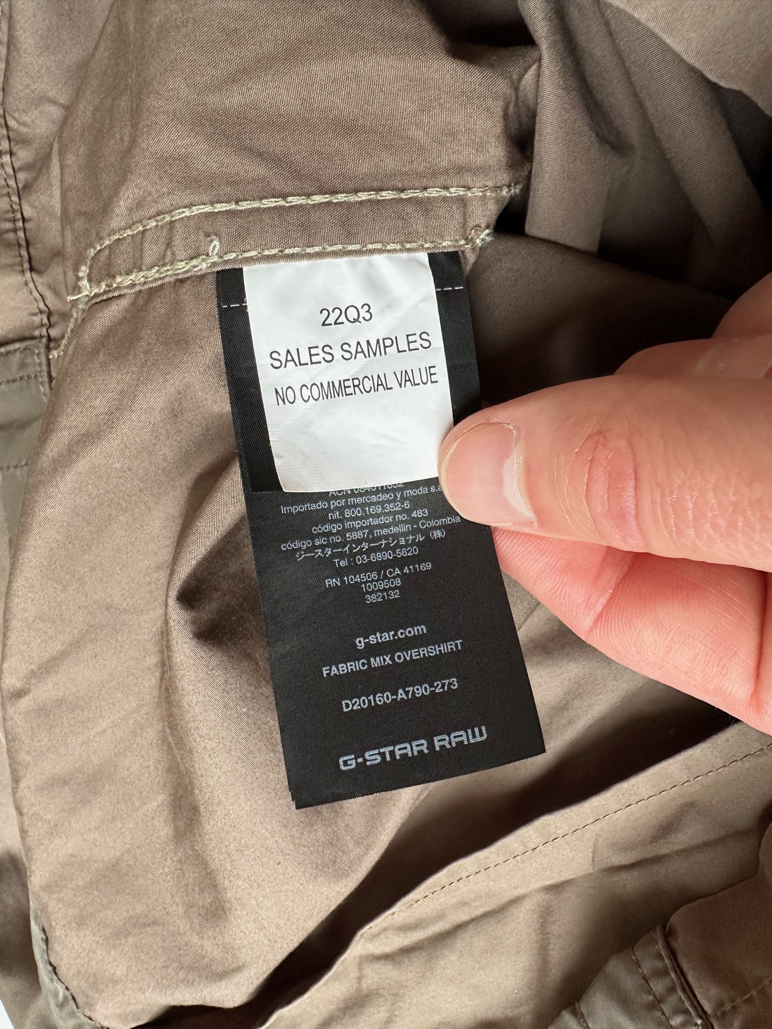 G-Star G-star Fabric Mix Overshirt light jacket Size US S / EU 44-46 / 1 - 7 Thumbnail