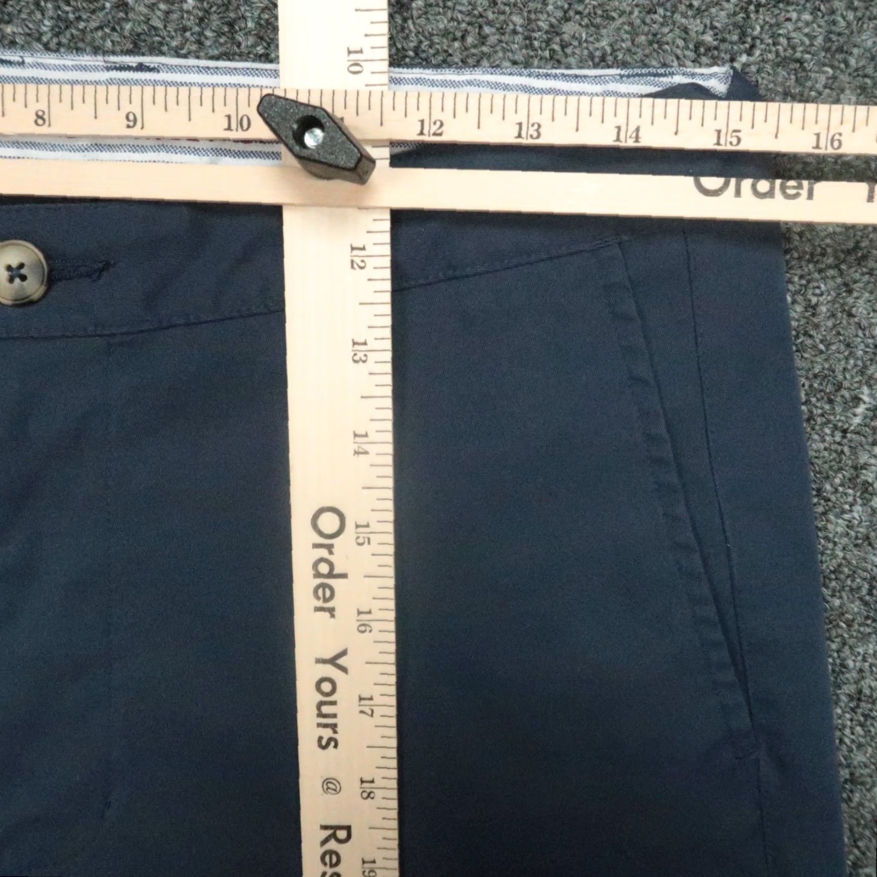 Rhone Rhone Pants Mens 30x32 Blue Chino Twill Performance Lightweight Travel Size US 30 / EU 46 - 7 Thumbnail