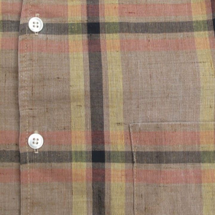 Vintage Vintage Old Sharp Madrass Shirt Checkered window pane Size US M / EU 48-50 / 2 - 2 Thumbnail