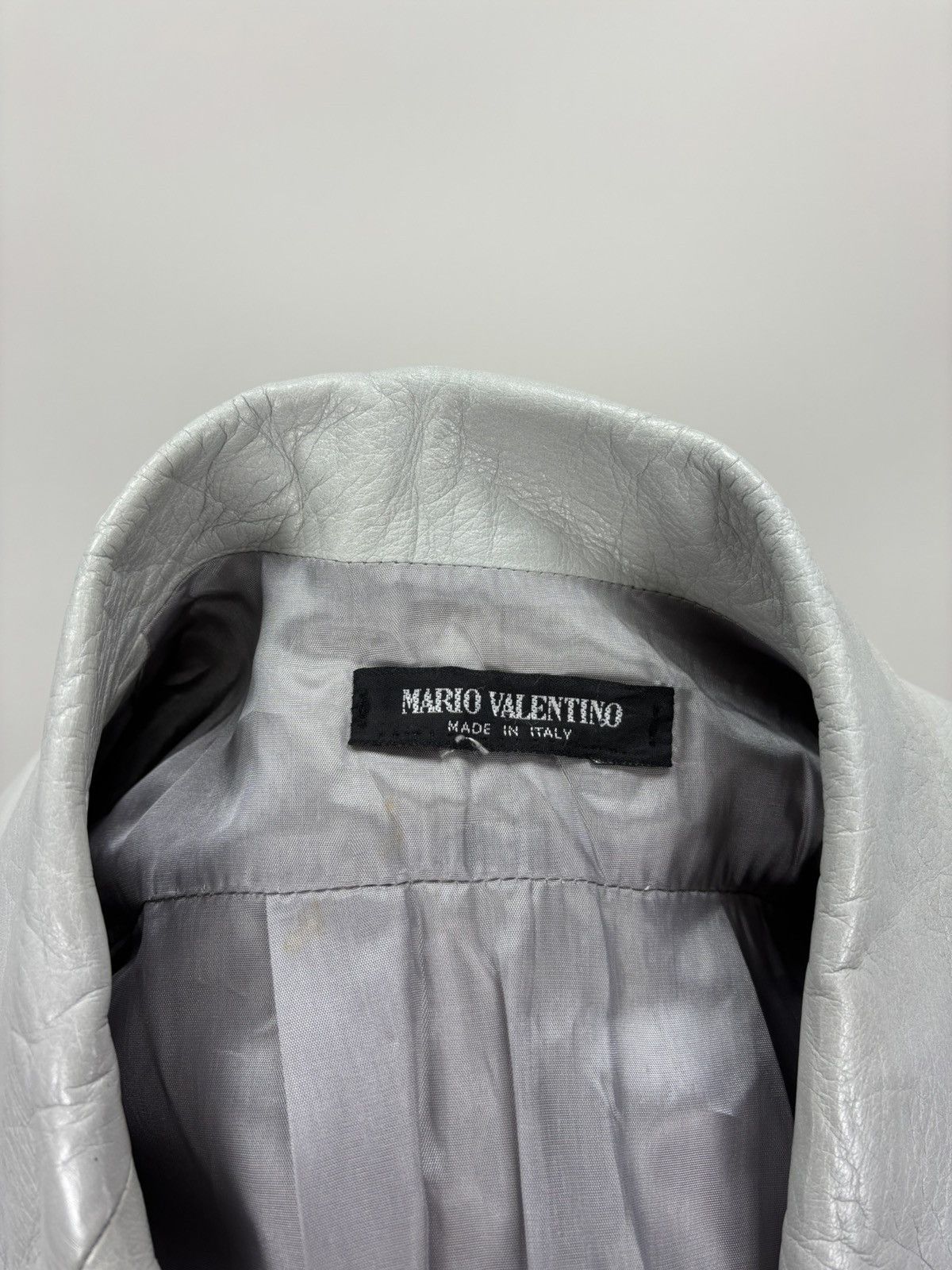 Valentino Womens vintage leather coat jacket Mario Valentino Size L/XL Size L / US 10 / IT 46 - 14 Thumbnail