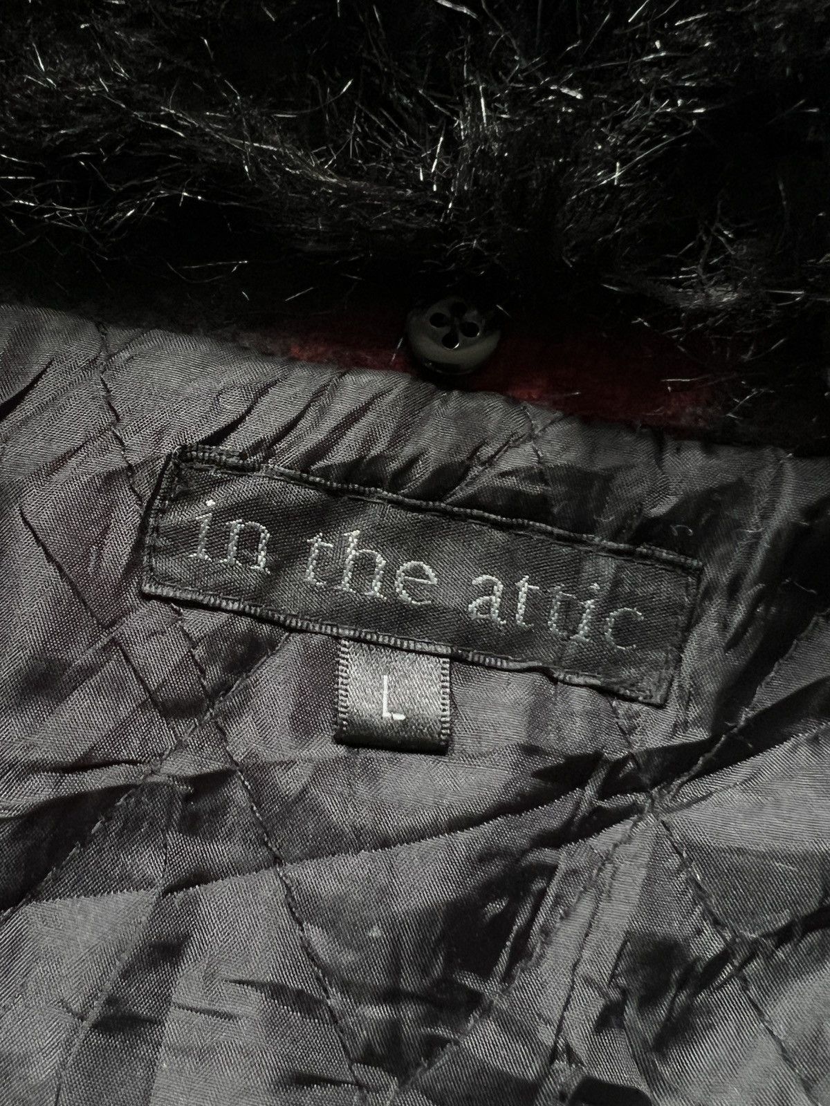 In The Attic In The Attic Tartan Fur Punk Jacket Size US M / EU 48-50 / 2 - 13 Thumbnail