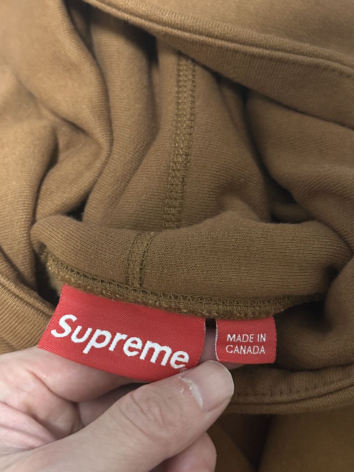 Supreme Supreme fw17 rust Brown box logo hooded sweatershirt Size US M / EU 48-50 / 2 - 5 Thumbnail