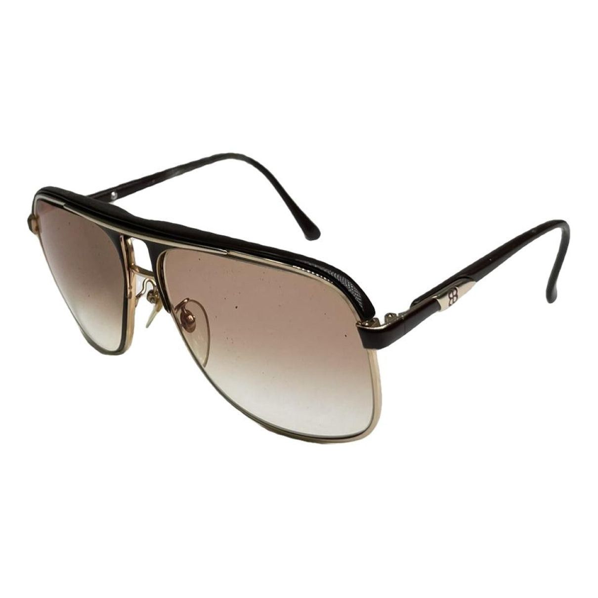 Balenciaga Black Metal Sunglasses Size ONE SIZE - 1 Thumbnail