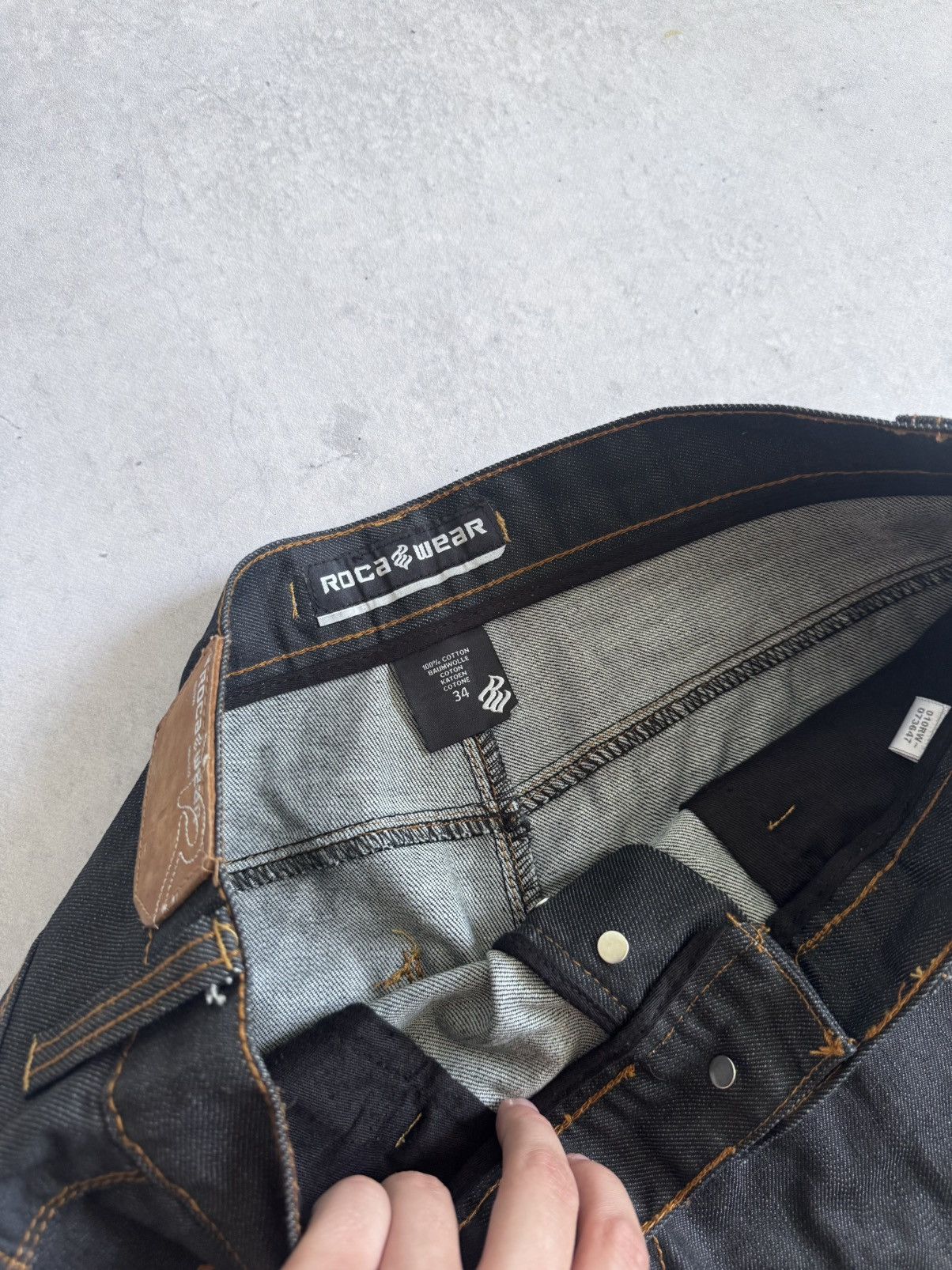 Rocawear RocaWear Y2K Blue Heavyweight Denim Japan Style Rare Shorts Size US 34 / EU 50 - 11 Thumbnail