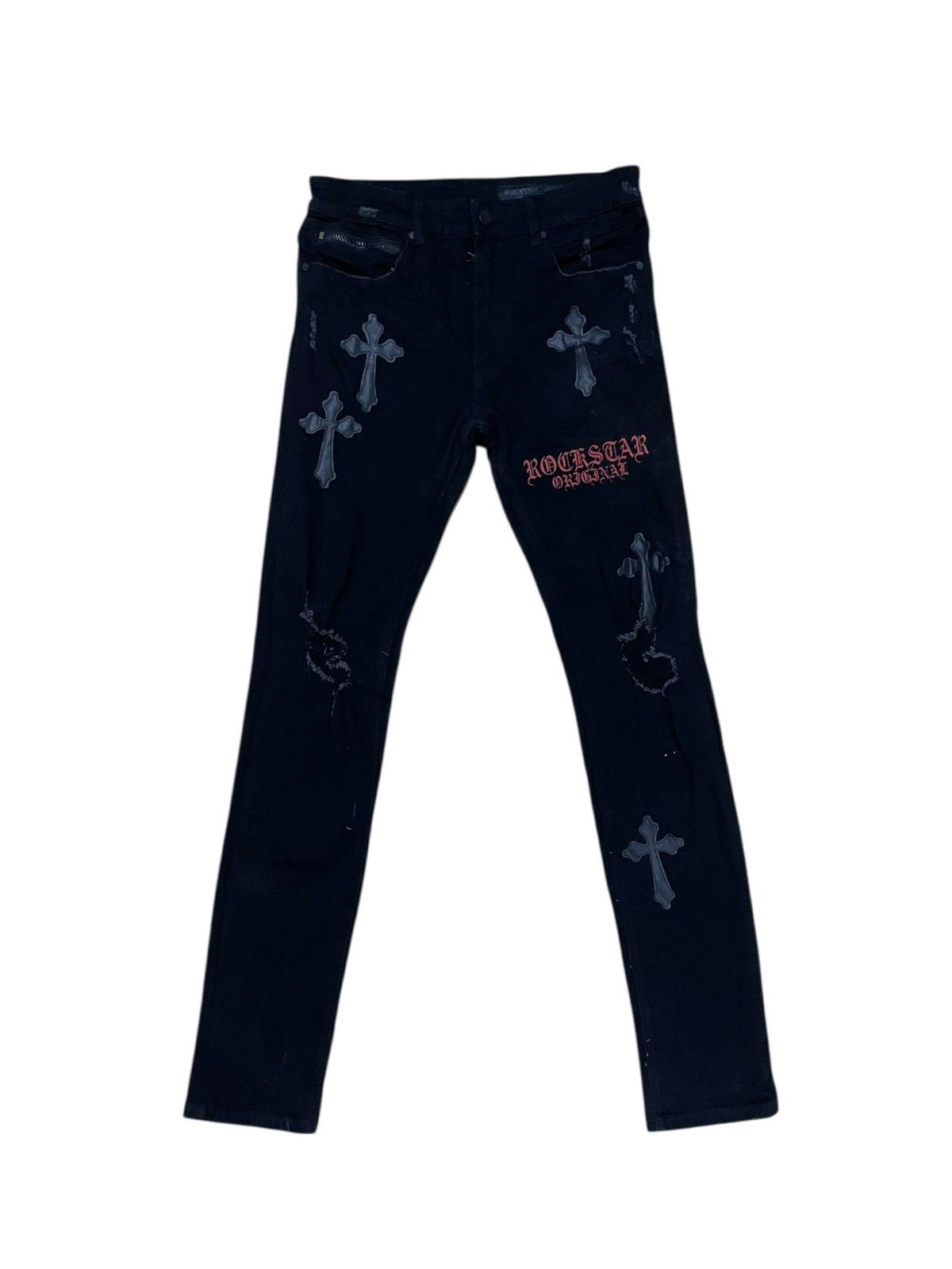 If Six Was Nine Rockstar Original Natural Selection 2.0 Stretch Skinny Jeans Size US 30 / EU 46 - 9 Thumbnail