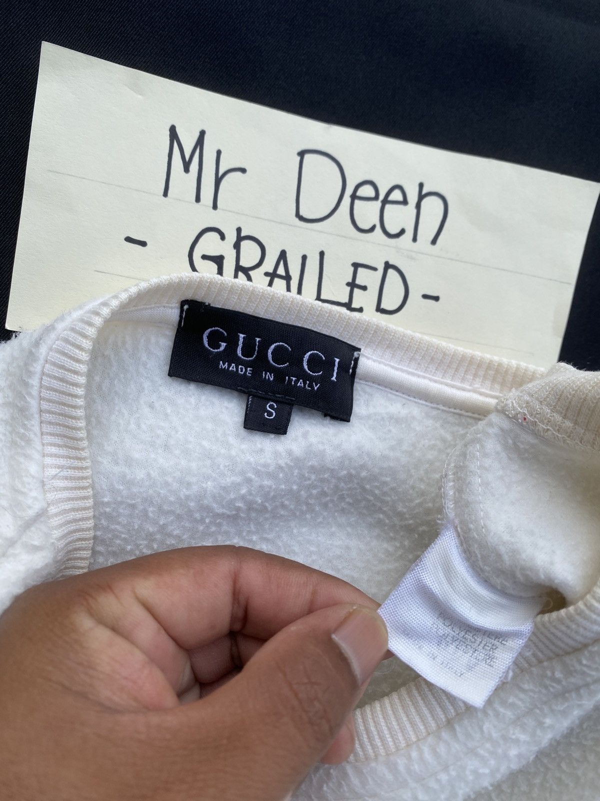 Gucci Rare Vintage GUCCI White Sweater Size US M / EU 48-50 / 2 - 14 Thumbnail