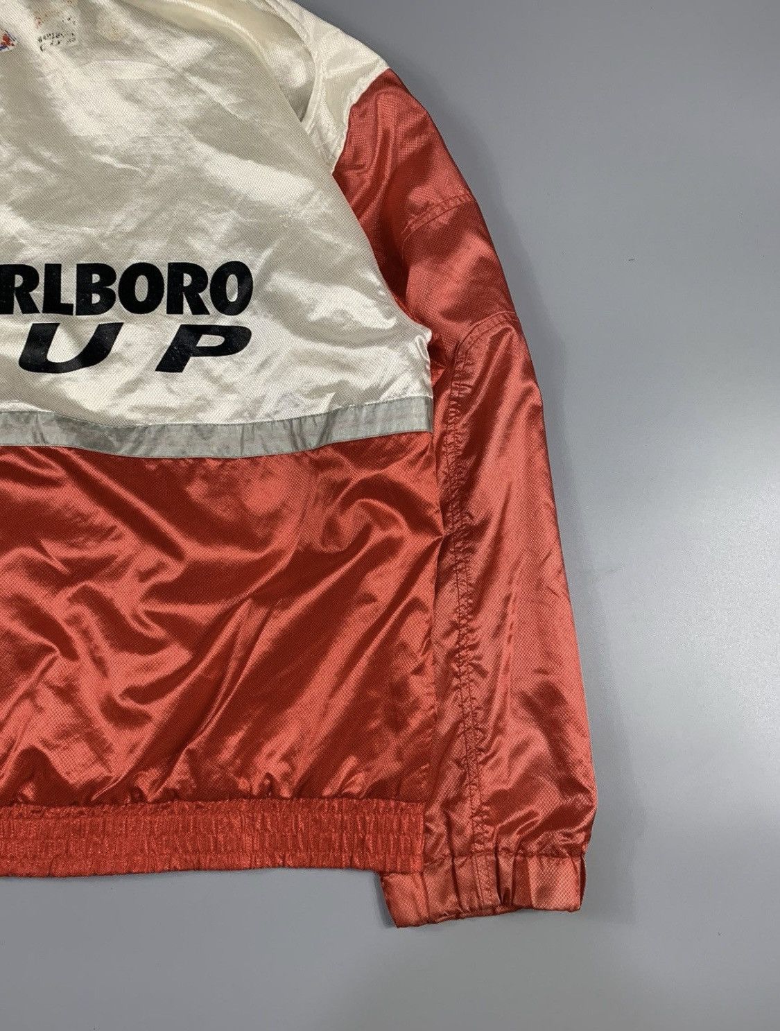 Marlboro × Vintage 1980s Marlboro Cup Soccer/Football Jacket Size US L / EU 52-54 / 3 - 3 Thumbnail
