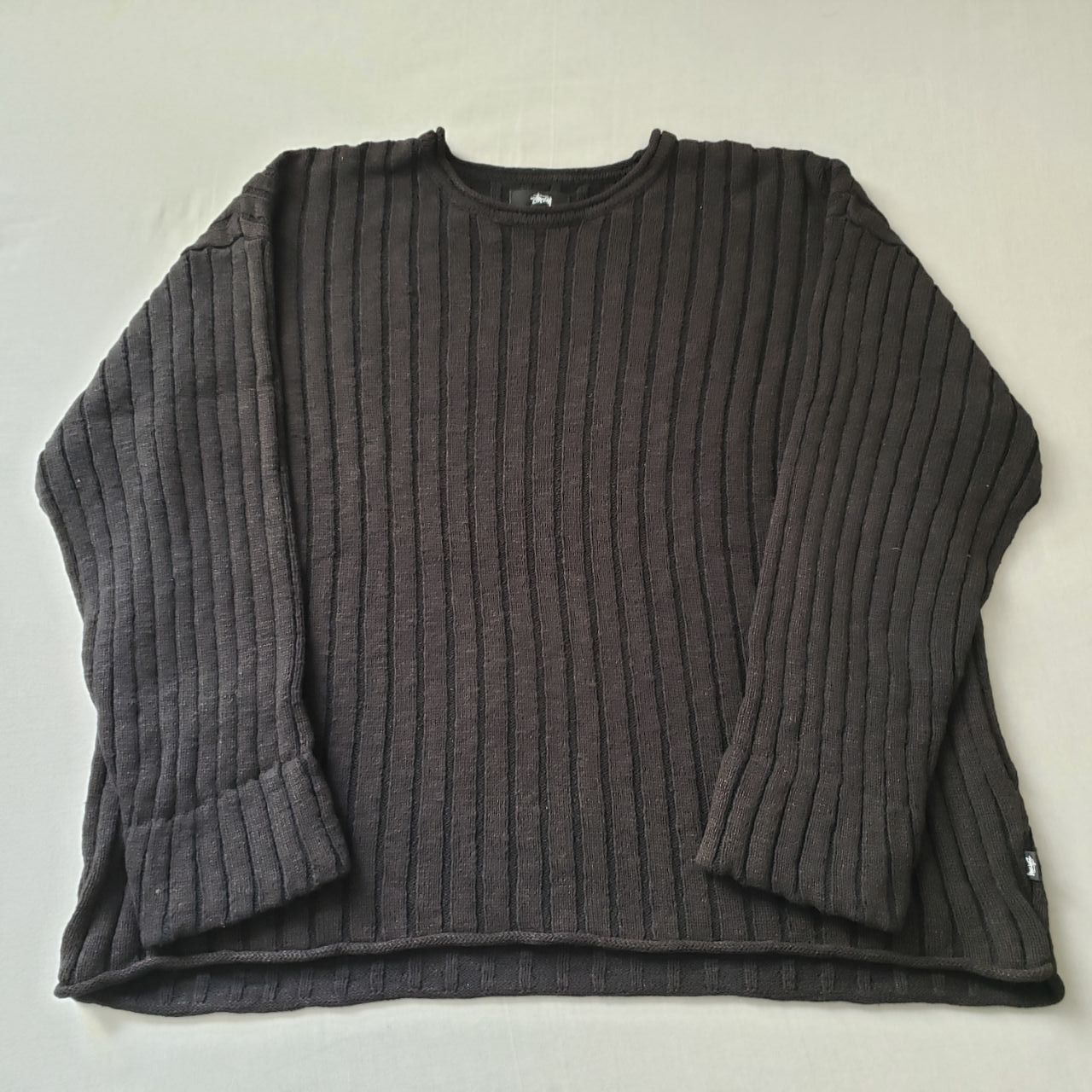 Stussy Cotton Slub Rib Crew Size US XXL / EU 58 / 5 - 1 Thumbnail