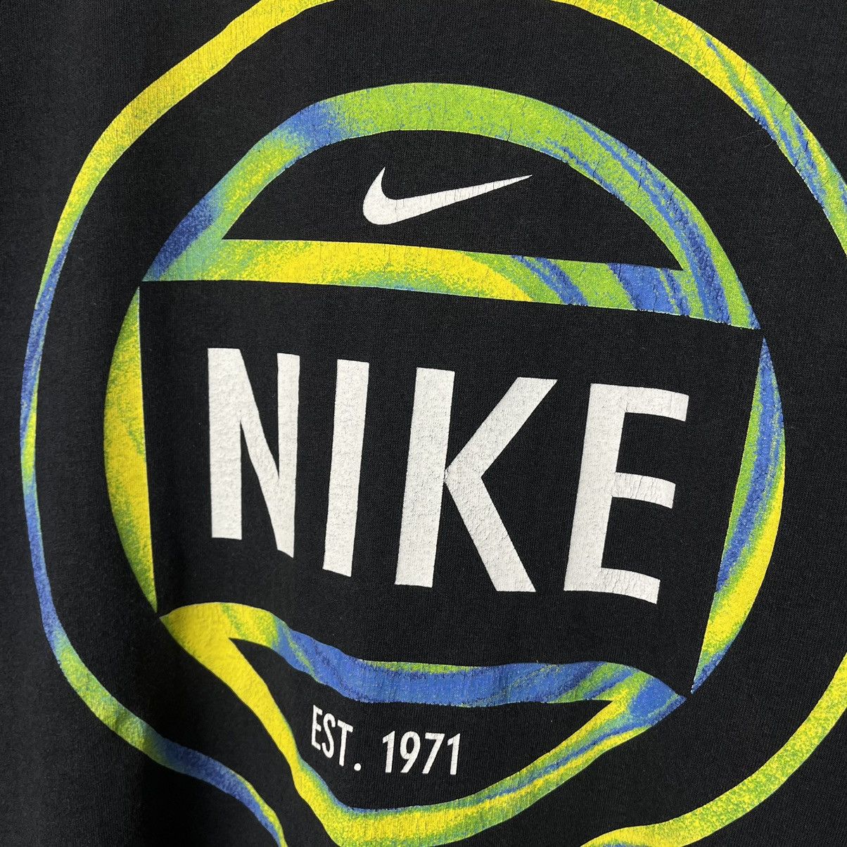 Nike × Vintage Iconic Vintage Nike big logo y2k sunfaded tee 90’s Size US L / EU 52-54 / 3 - 3 Thumbnail