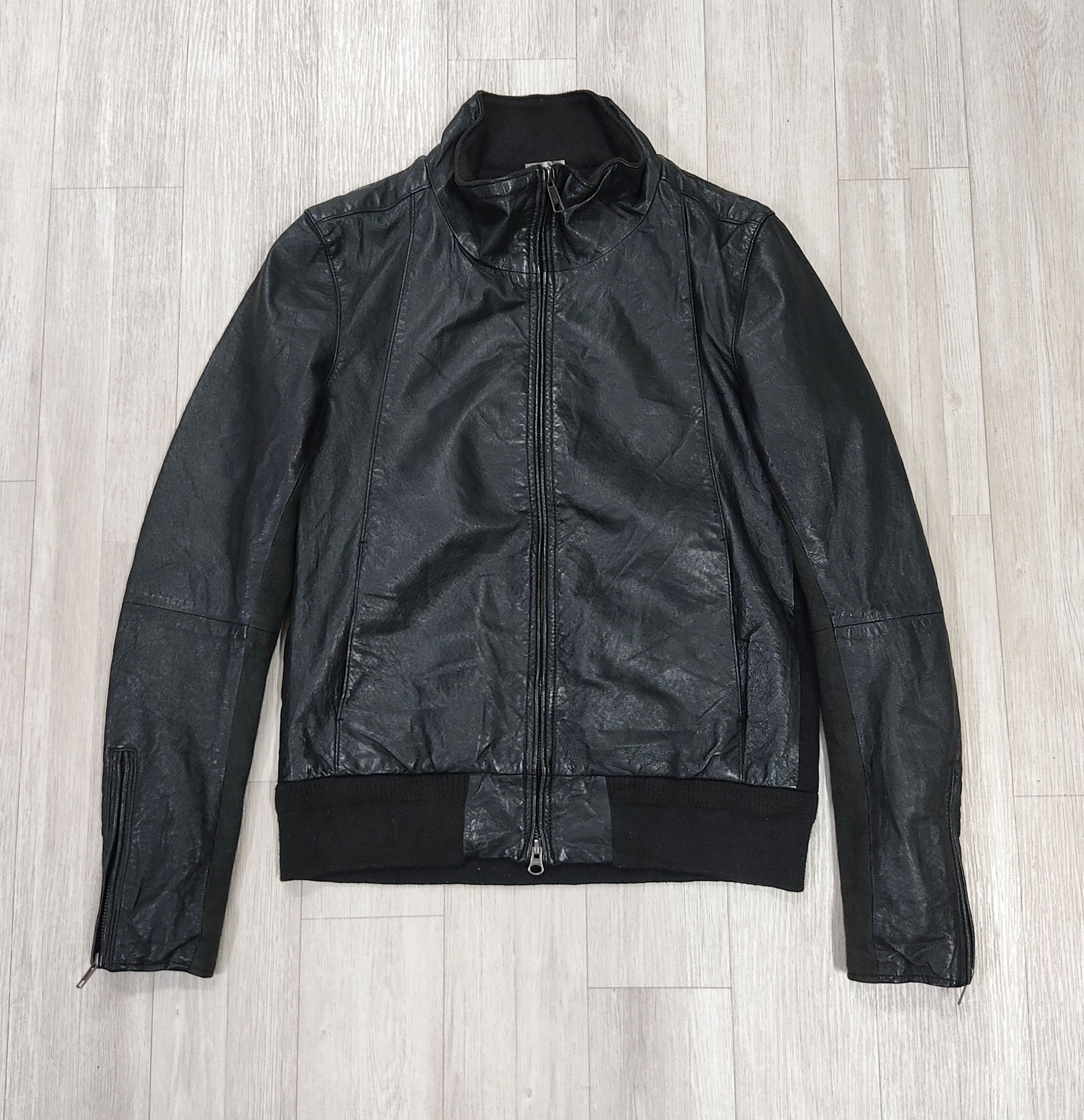 Genuine Leather JOURNAL STANDARD Half Leather Bikers Jacket Size US XS / EU 42 / 0 - 3 Thumbnail