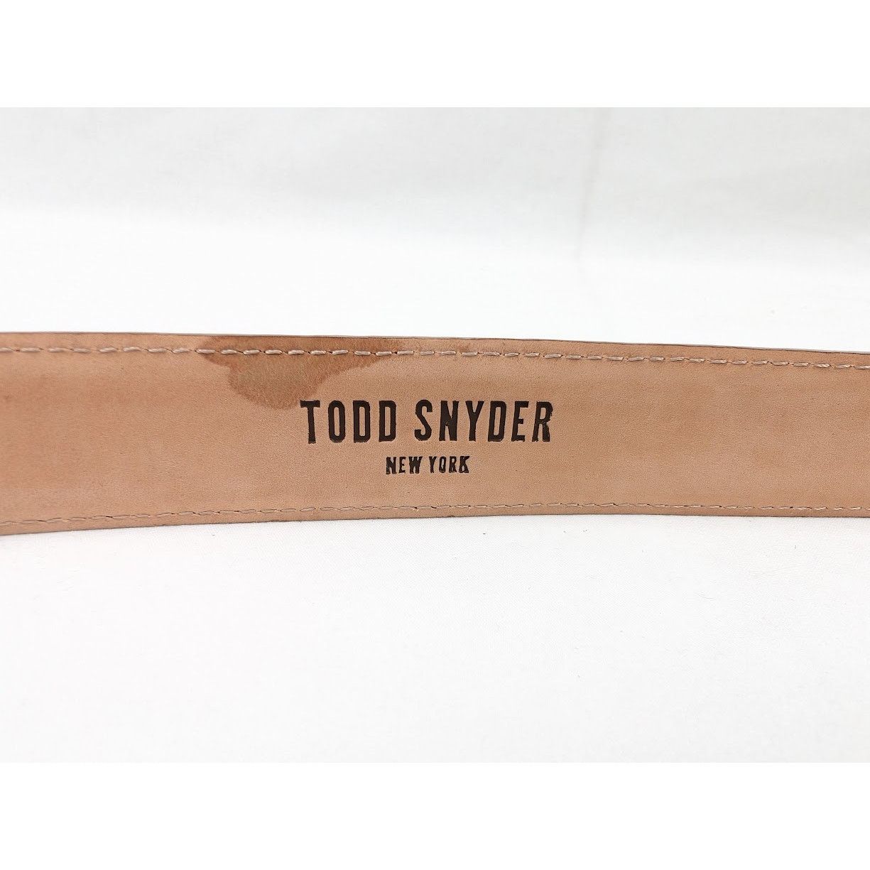 Todd Snyder o1rshd1 CC20 Size: 34 / Classic Dress Belt in Brown Size 34 - 5 Thumbnail