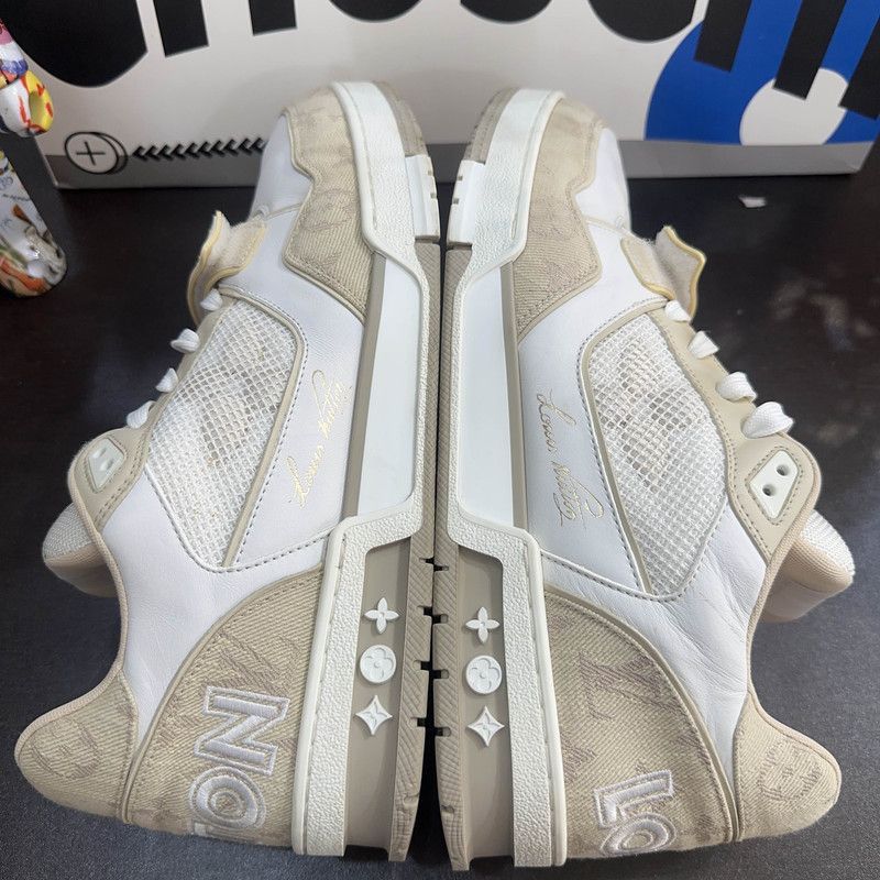 Louis Vuitton Louis Vuitton Trainer Low Top Fashion Sneakers - Size US 10.5 / EU 43-44 - 6 Thumbnail