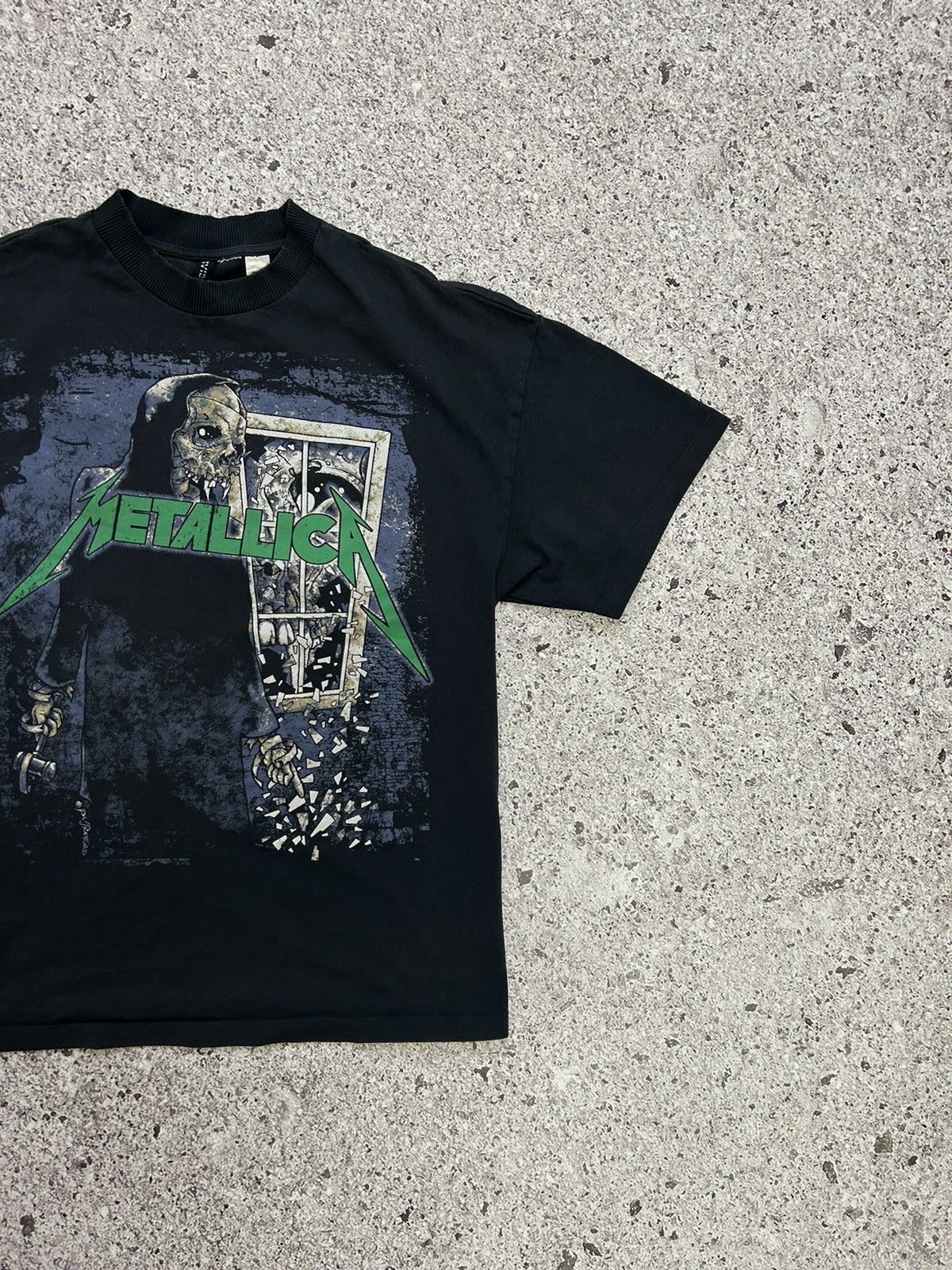 Band Tees × Metallica Vintage Design Style Art Metallica 2021 Band Rock T-Shirt Size US XL / EU 56 / 4 - 4 Thumbnail