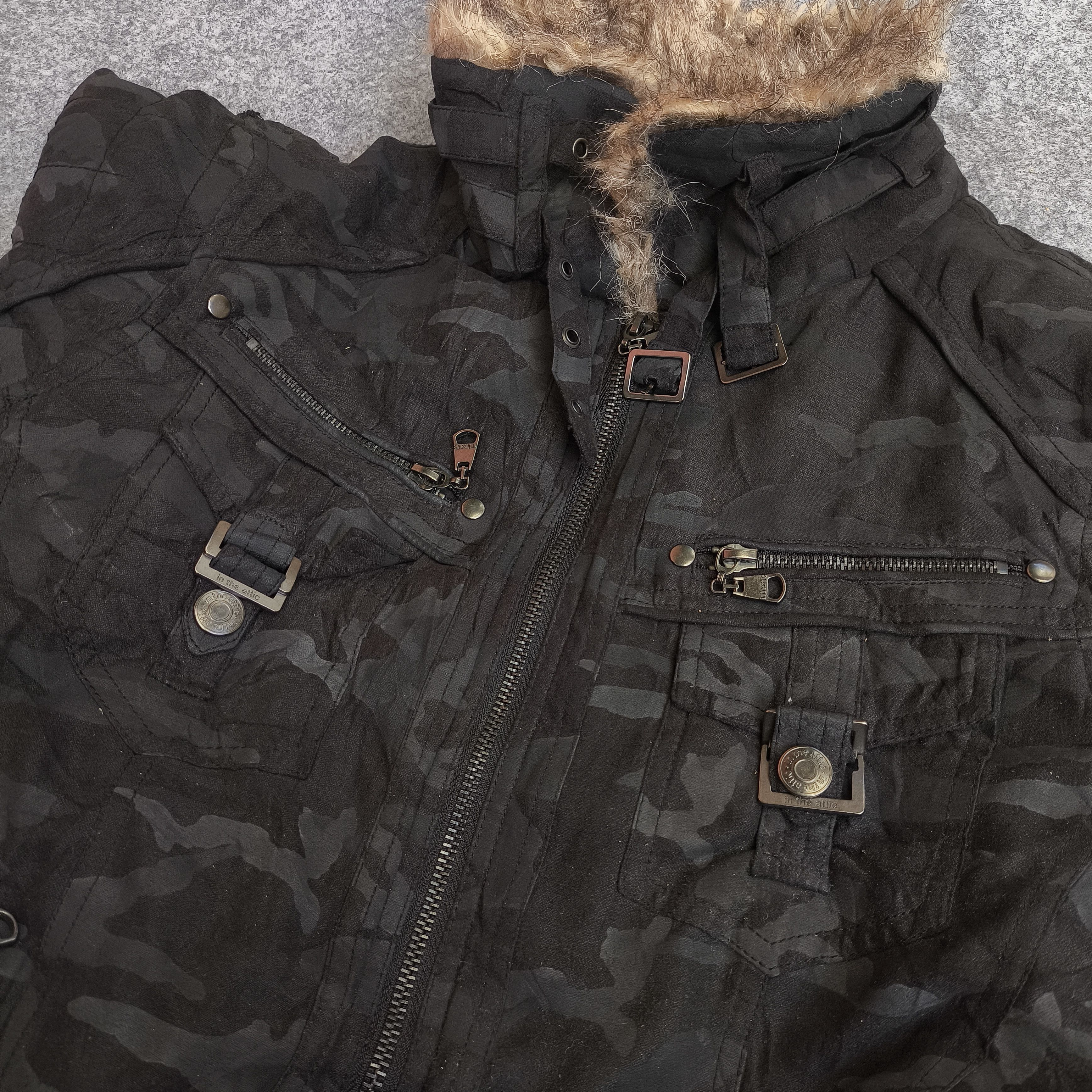 In The Attic in the attic camouflage fur jacket Size US M / EU 48-50 / 2 - 3 Thumbnail