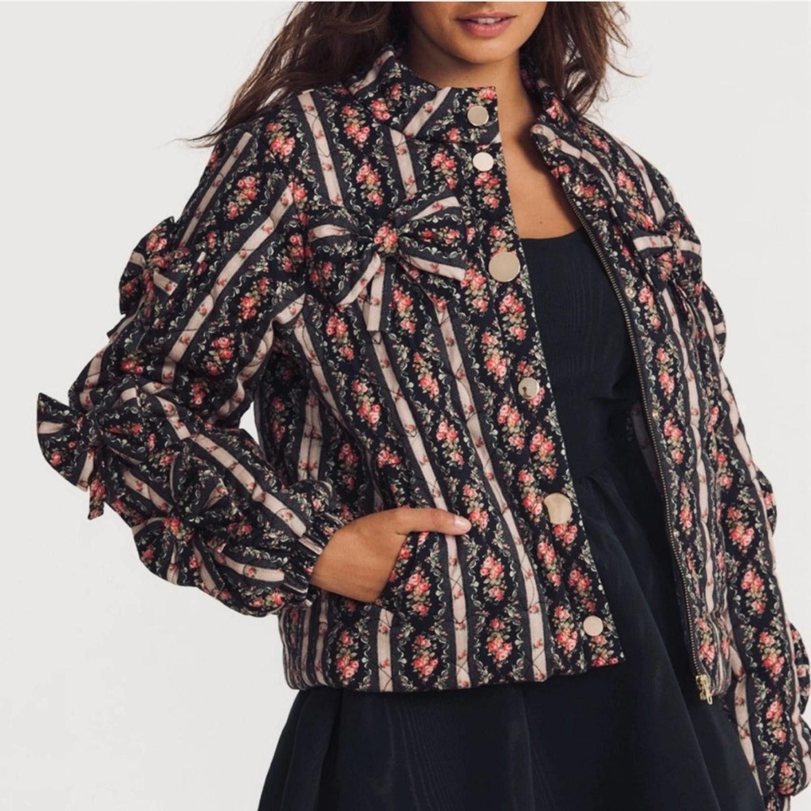 Other LoveShackFancy Gianna Jacket-size L Size L / US 10 / IT 46 - 2 Thumbnail