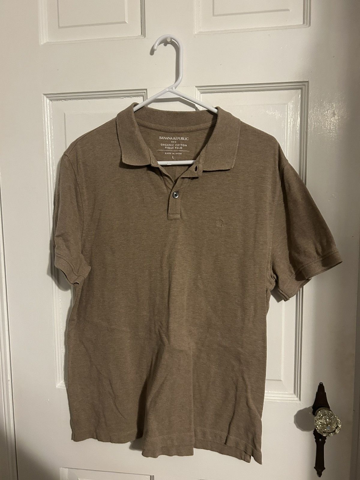 Banana Republic Light Brown Banana Republic Polo Size US L / EU 52-54 / 3 - 1 Thumbnail