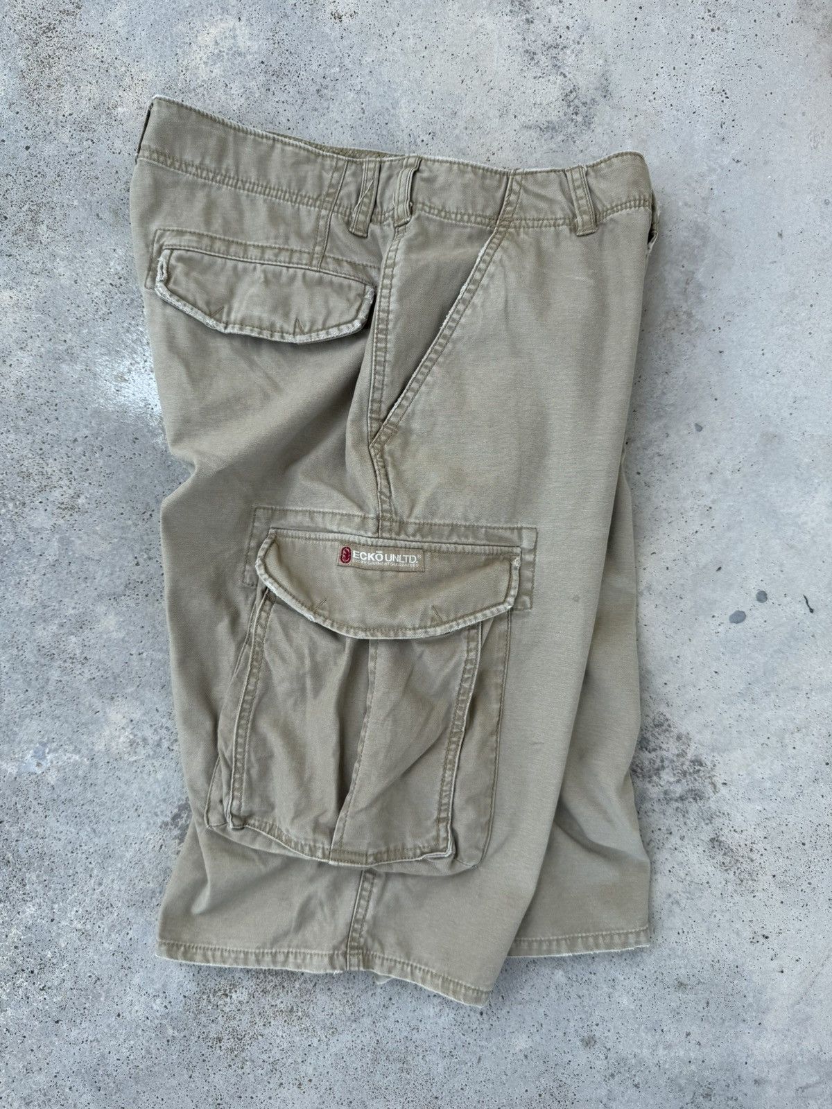Ecko Unltd. 2000s Ecko Unlimited Multipocket y2k Cargos Short Size US 30 / EU 46 - 4 Thumbnail