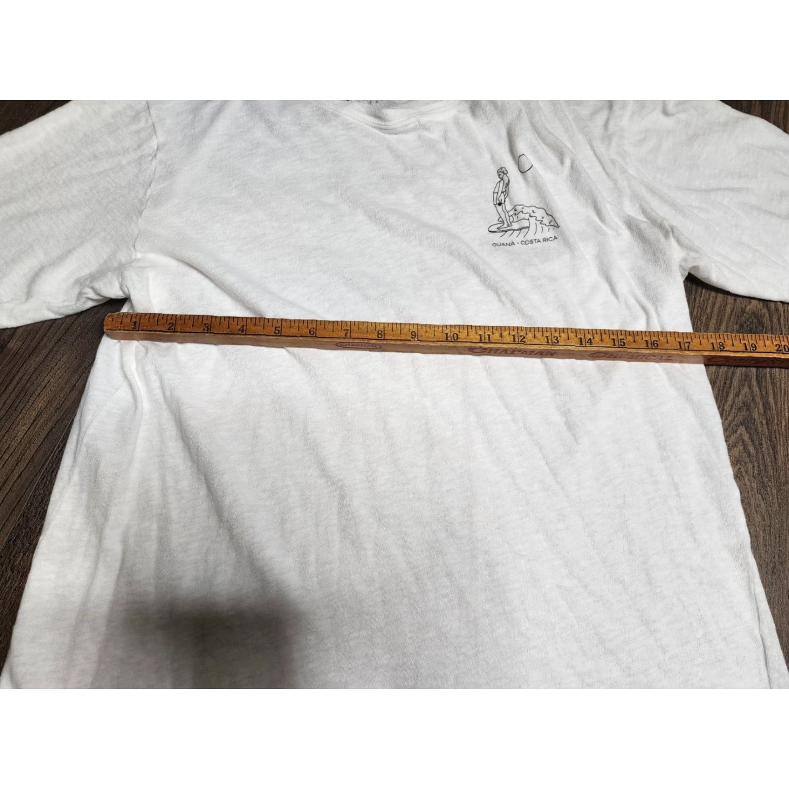 Vintage VINTAGE Guana Costa Rica Pura Vida Surfing T Shirt Mens L White Double Sided Beach Country Graphic Print 90s/2000s Mens Size US L / EU 52-54 / 3 - 3 Thumbnail