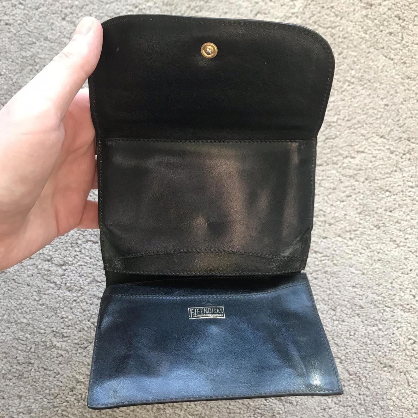 Fendi Navy Fendi Monogram Purse Size ONE SIZE - 3 Thumbnail