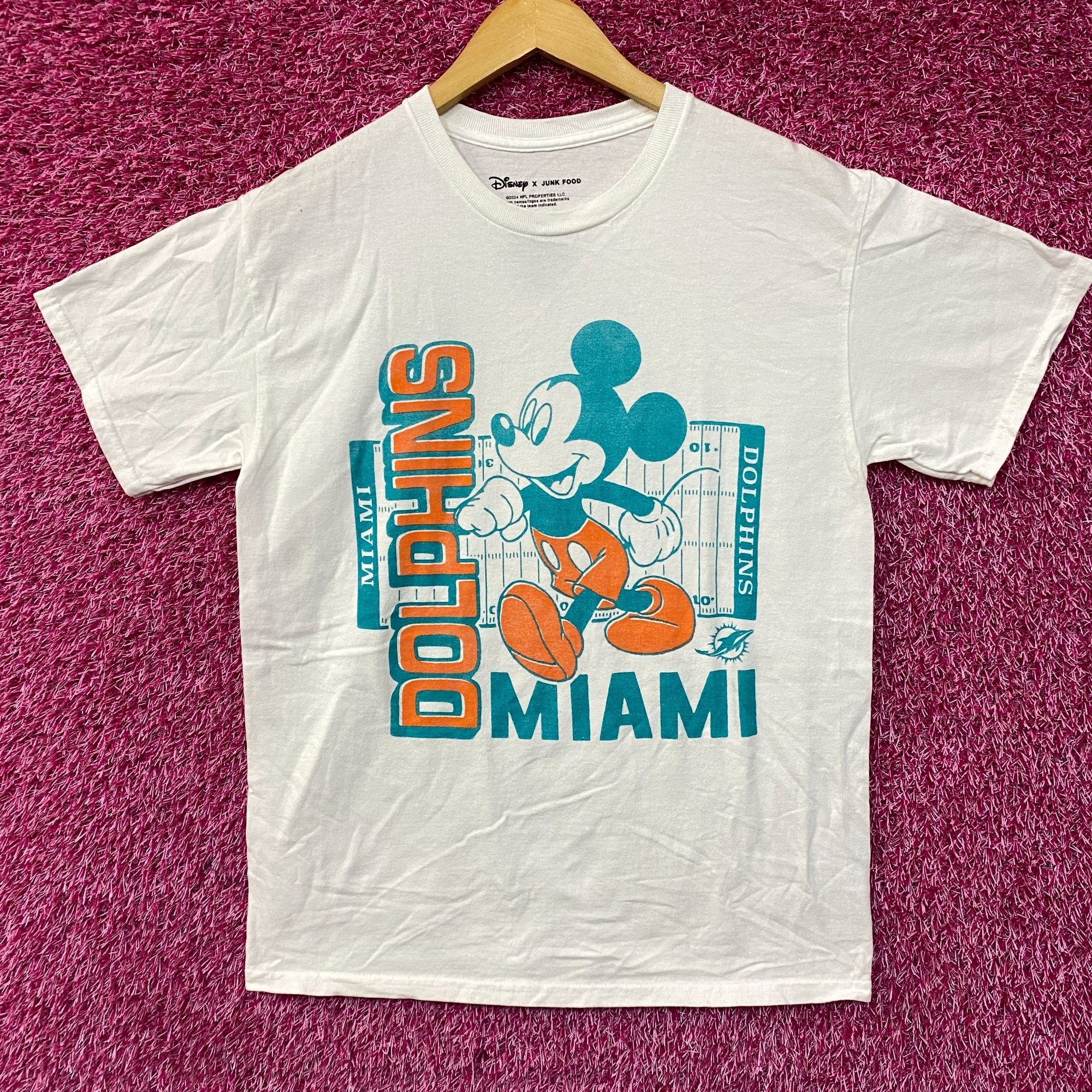 Disney Disney x Junk Food NFL Miami Dolphins Mickey Mouse Field T-S Size US S / EU 44-46 / 1 - 1 Thumbnail