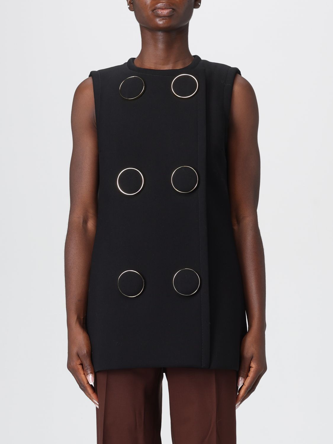Gucci Gucci Waistcoat Woman Black Size S / US 4 / IT 40 - 1 Thumbnail