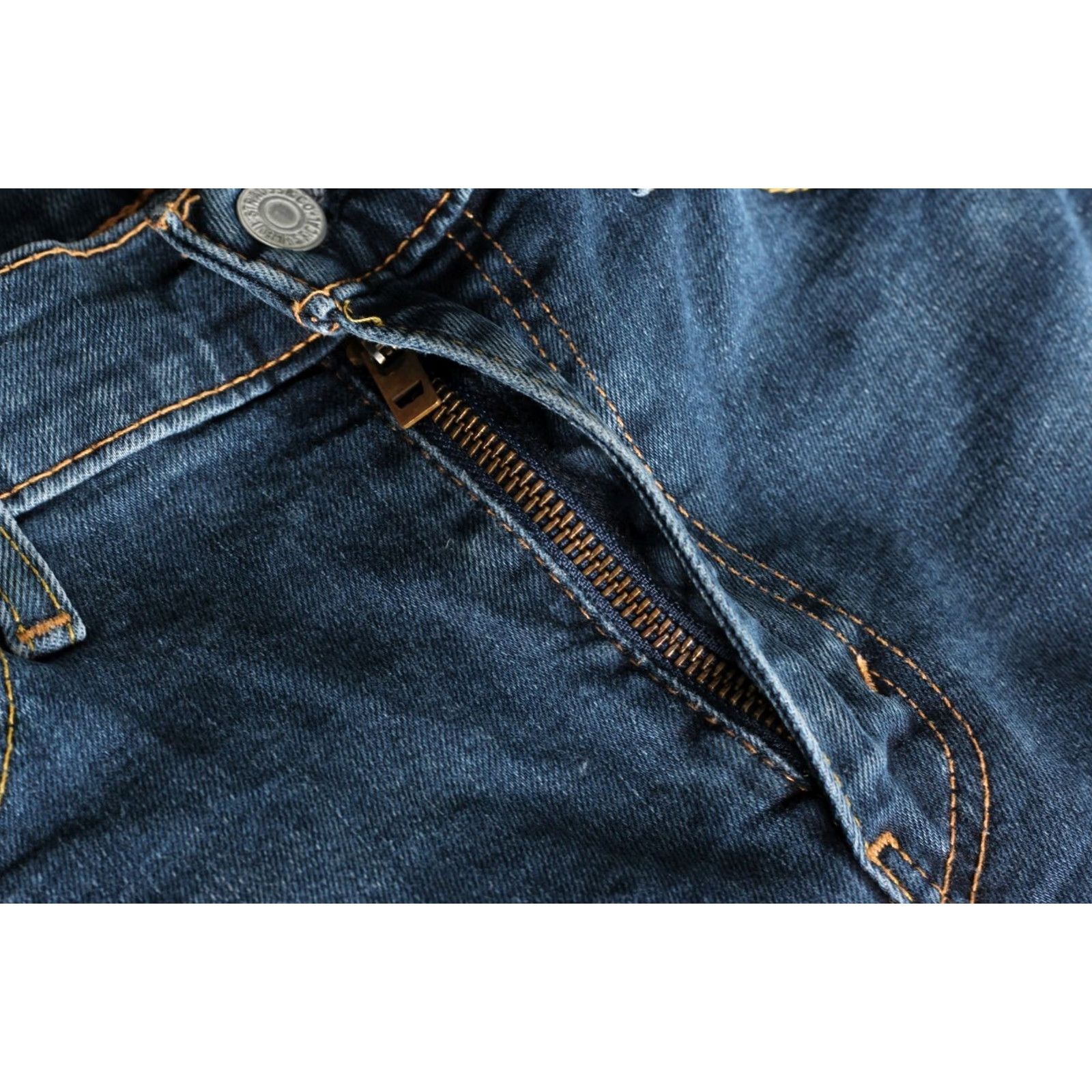 Levi's VINTAGE LEVI’S 512 Slim Tapered Stretch Jeans Men 30x30 Blue Regular Waist 30 Inseam 30 DZ6183 Size US 30 / EU 46 - 6 Thumbnail