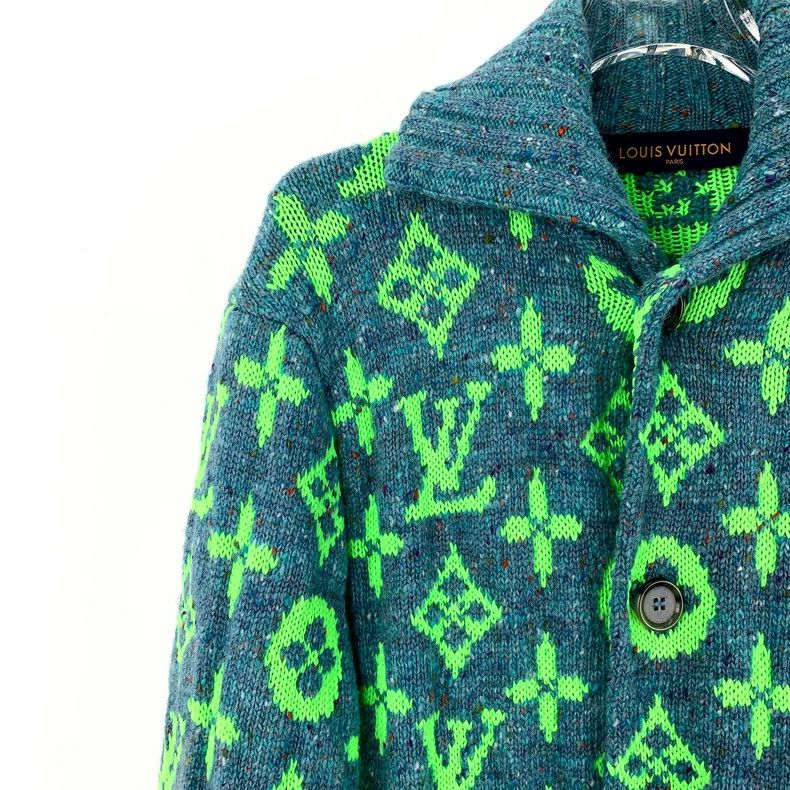 Louis Vuitton Louis Vuitton 22 color-block logo full-print wool lapel si Size US S / EU 44-46 / 1 - 3 Thumbnail