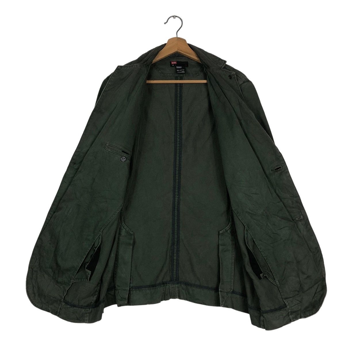 Diesel 📌VINTAGE CHORE MILITARY JACKET DIESEL BIKER Size US L / EU 52-54 / 3 - 15 Thumbnail