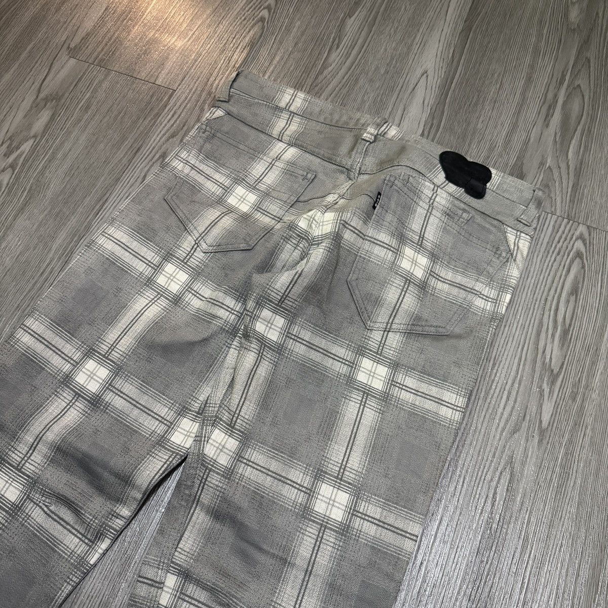 Number (N)ine AW07 Number (N)ine Pain Checker Pants Size US 34 / EU 50 - 10 Thumbnail