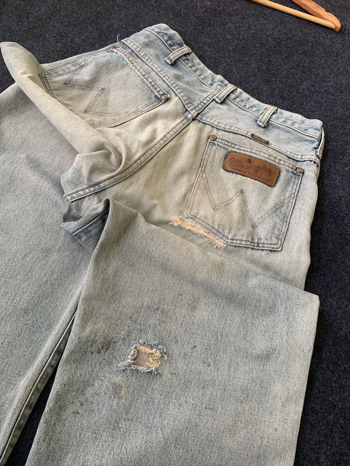 Wrangler Rare Baggy Wrangler Blue Bell Selvedge Jeans – Japan Edition Size US 29 - 11 Thumbnail