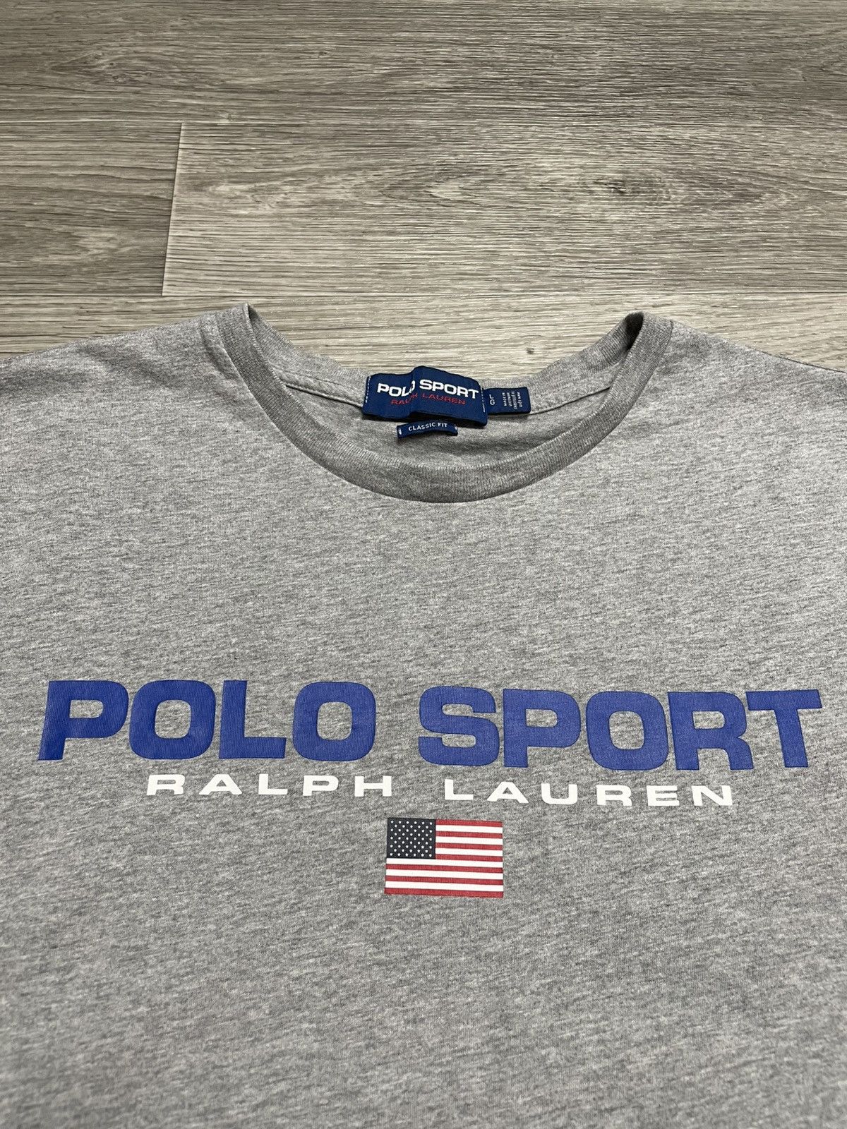 Polo Ralph Lauren Polo Sport By Ralph Lauren Gray T-Shirt Size US L / EU 52-54 / 3 - 9 Thumbnail