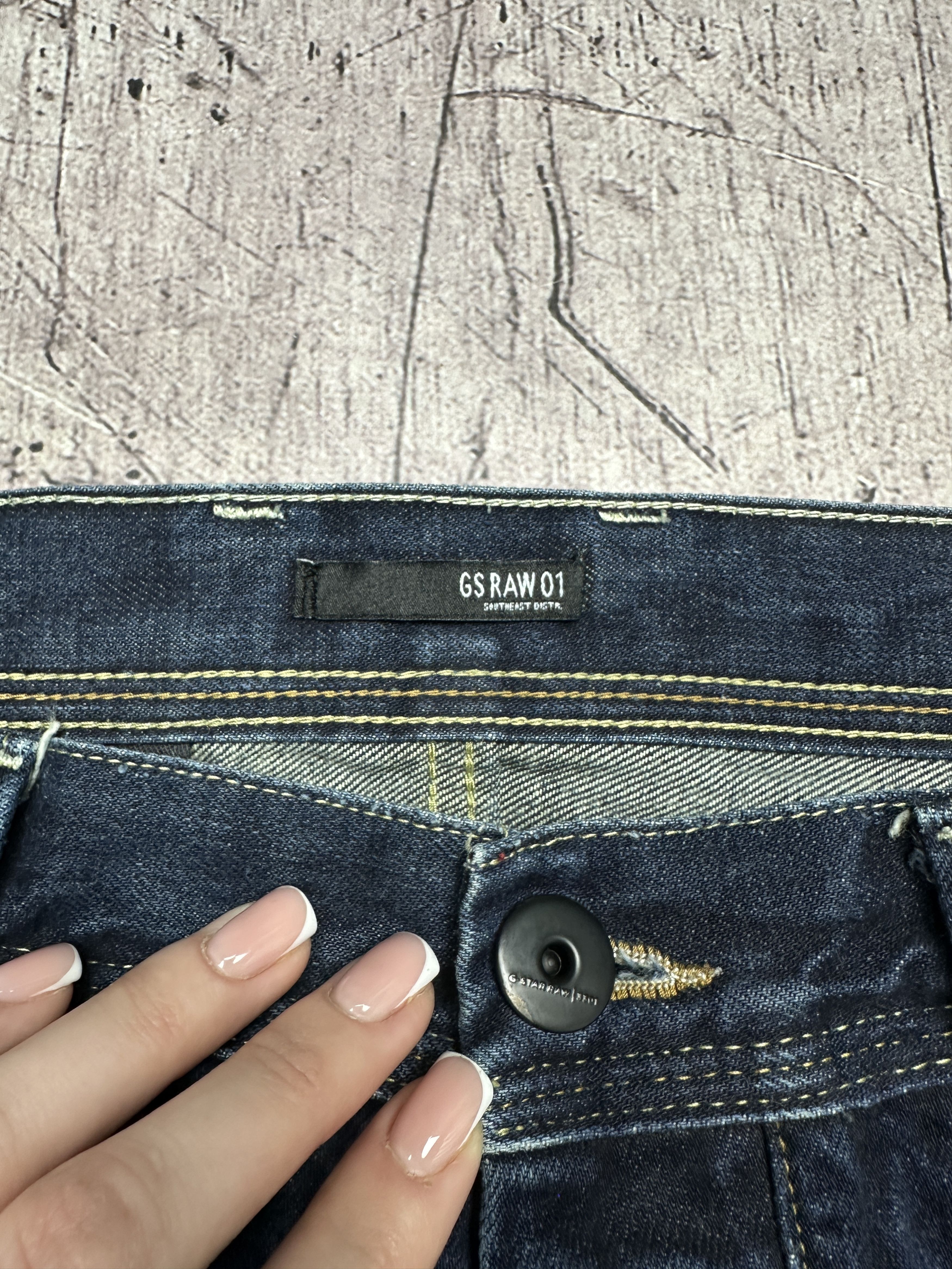 G-Star G Star Raw Mens Attacc Straight Denim Pants Jeans Size US 36 / EU 52 - 6 Thumbnail
