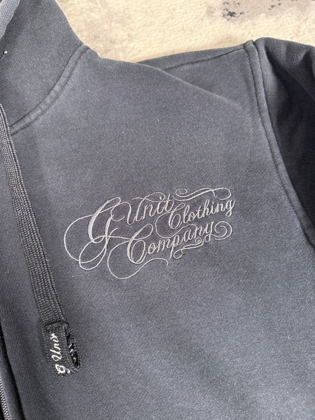Vintage Y2K Grunge Unit Clothing Company Zip-Up Hoodie Size US L / EU 52-54 / 3 - 5 Thumbnail