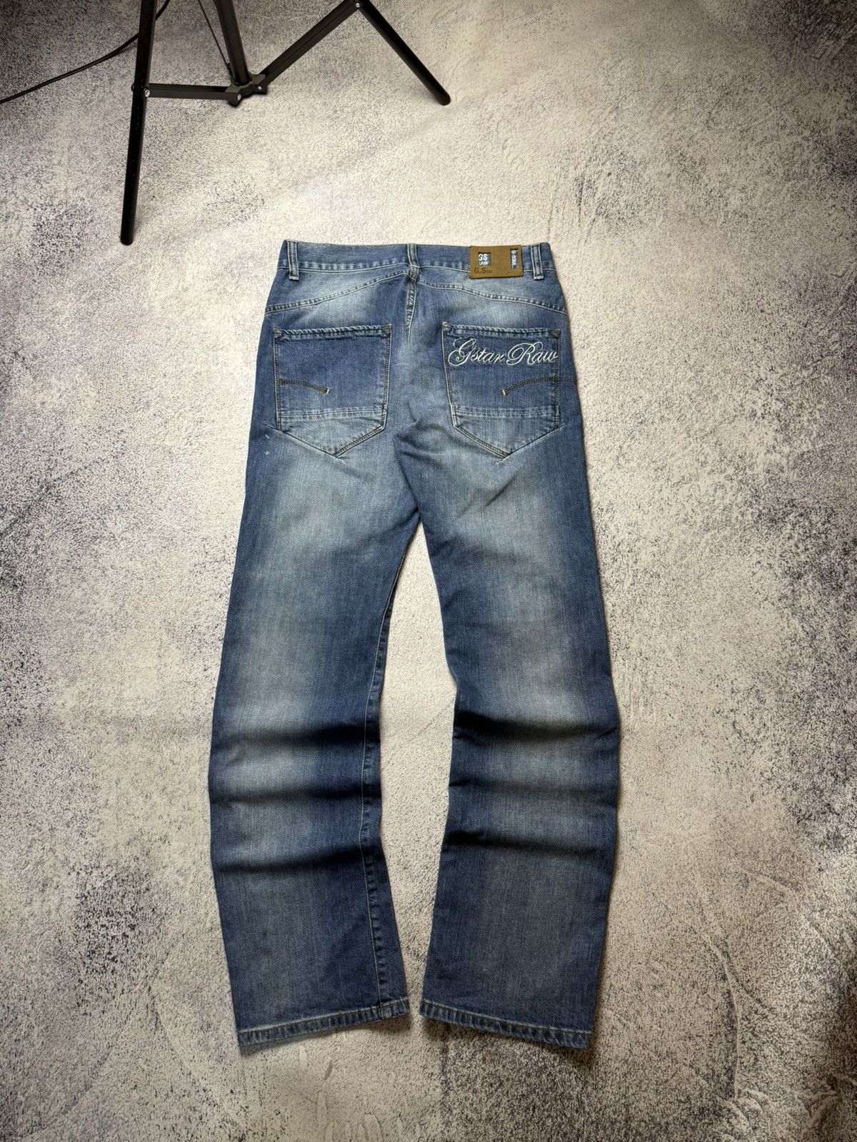 Vintage G Star Raw Denim Streetwear Jeans Japanese Y2K 33