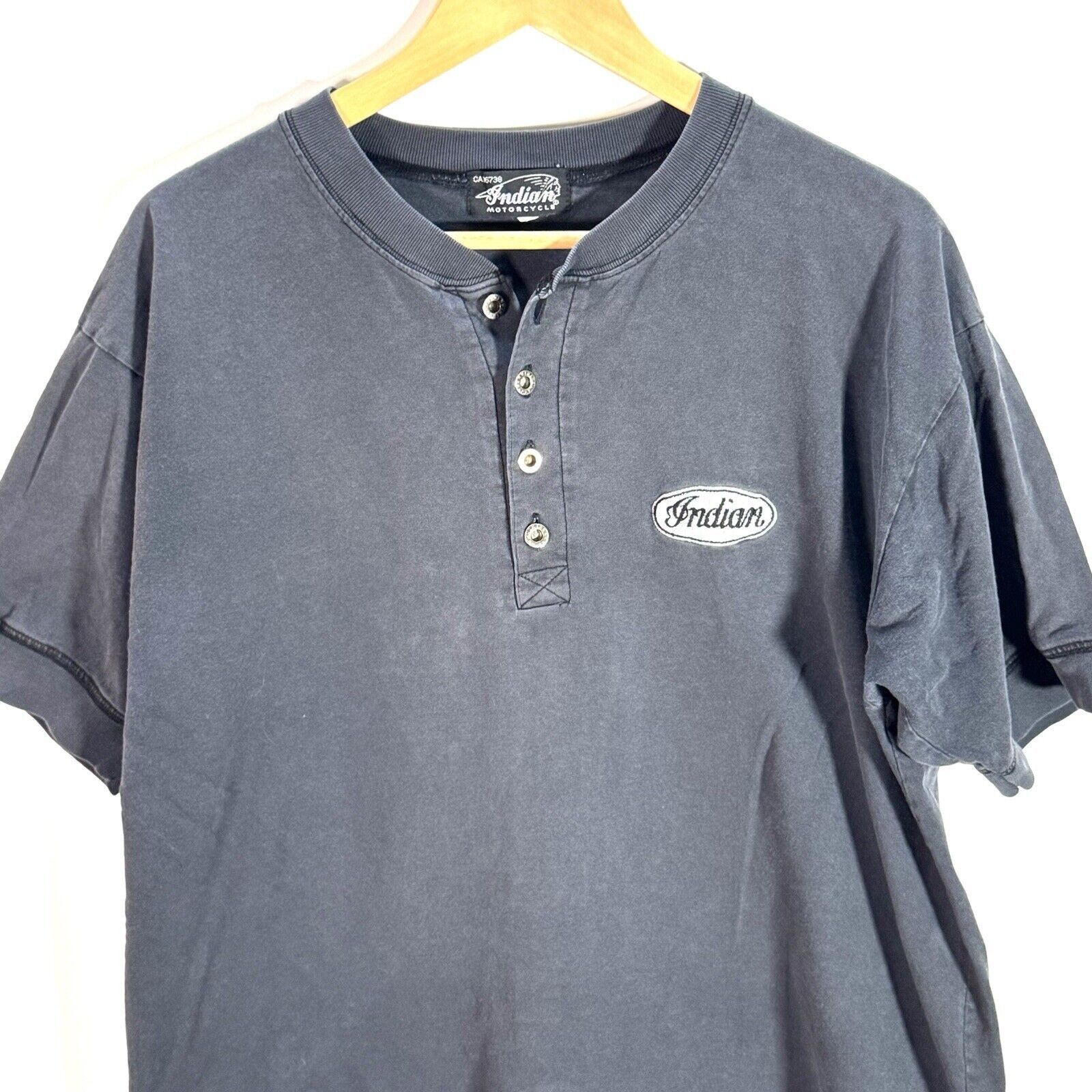 Indian Motorcycle VTG 1990’s Indian Motorcycle Quarter Button Up T-shirt XL Size US L / EU 52-54 / 3 - 2 Thumbnail